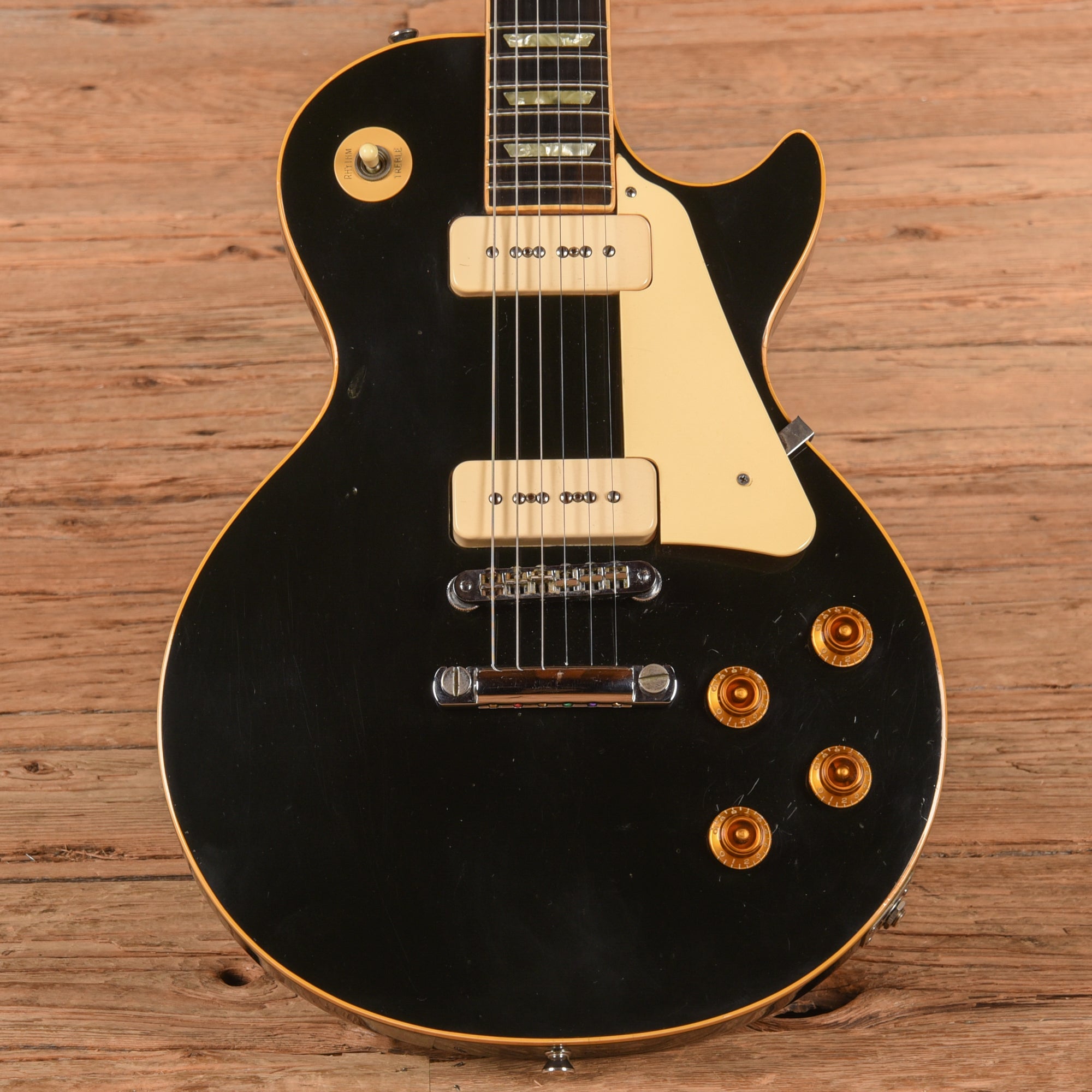 Gibson Les Paul Pro Deluxe Ebony 1977 Electric Guitars / Solid Body