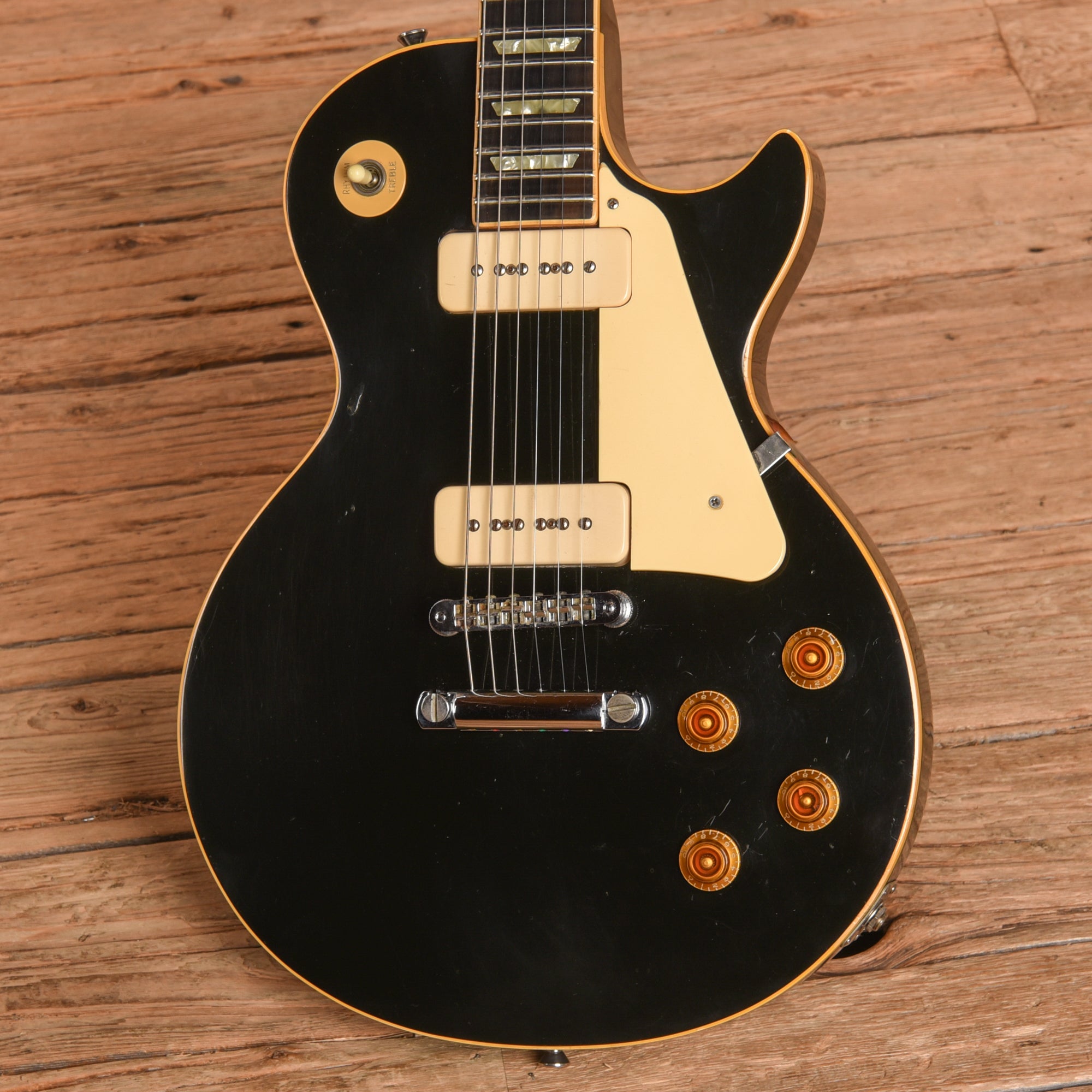 Gibson Les Paul Pro Deluxe Ebony 1977 Electric Guitars / Solid Body