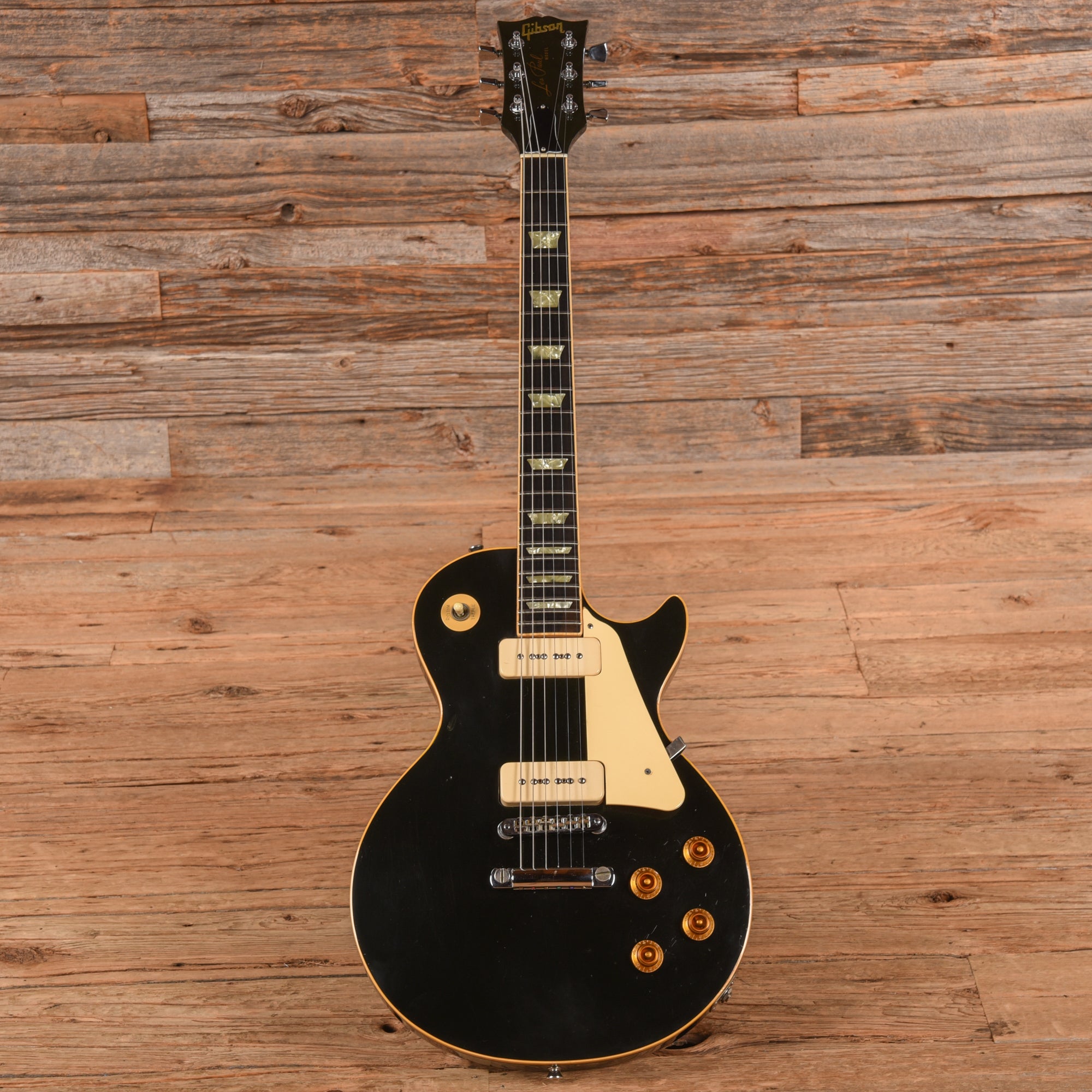 Gibson Les Paul Pro Deluxe Ebony 1977 Electric Guitars / Solid Body