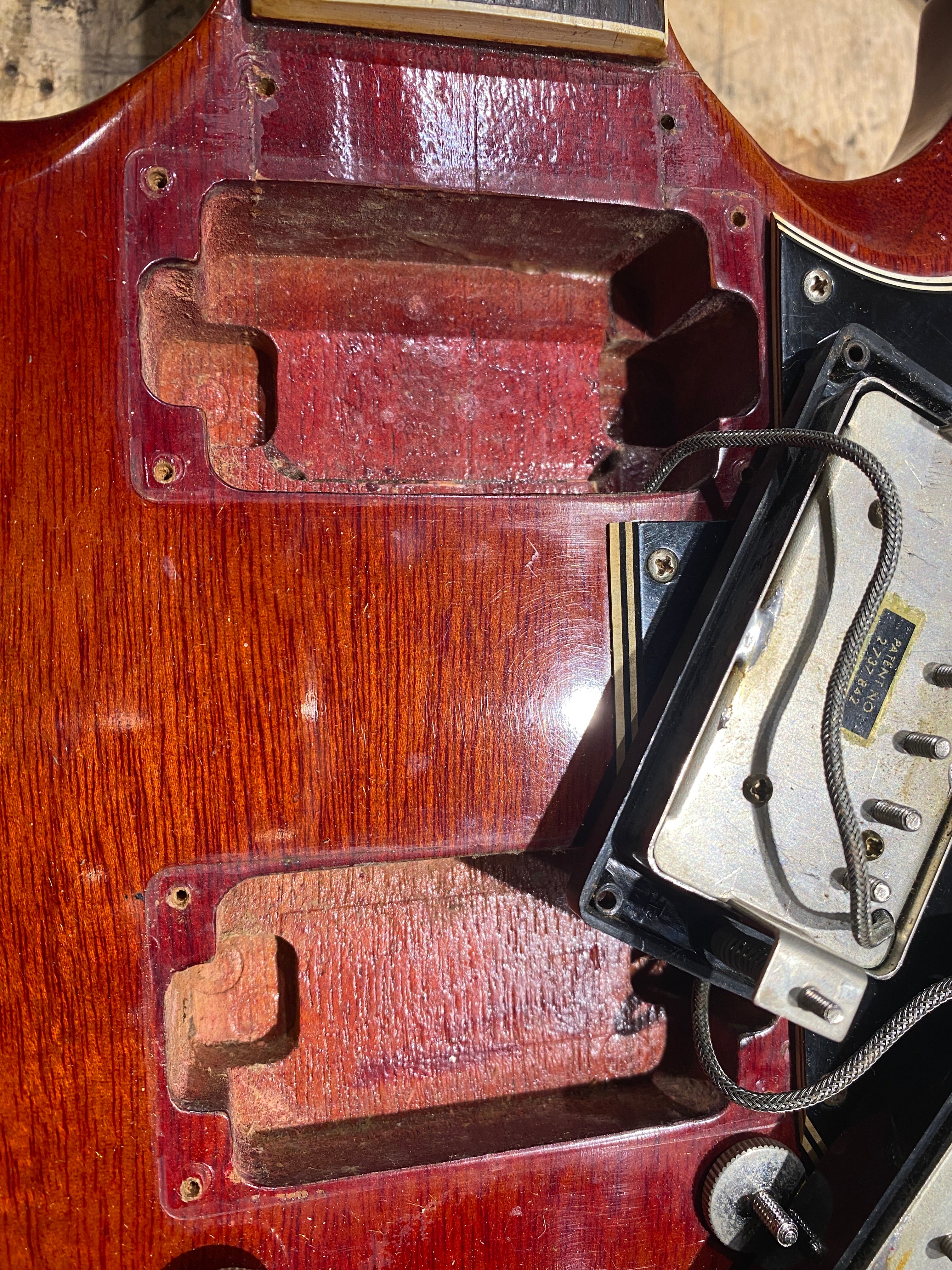 Gibson Les Paul/SG Cherry 1962 Electric Guitars / Solid Body