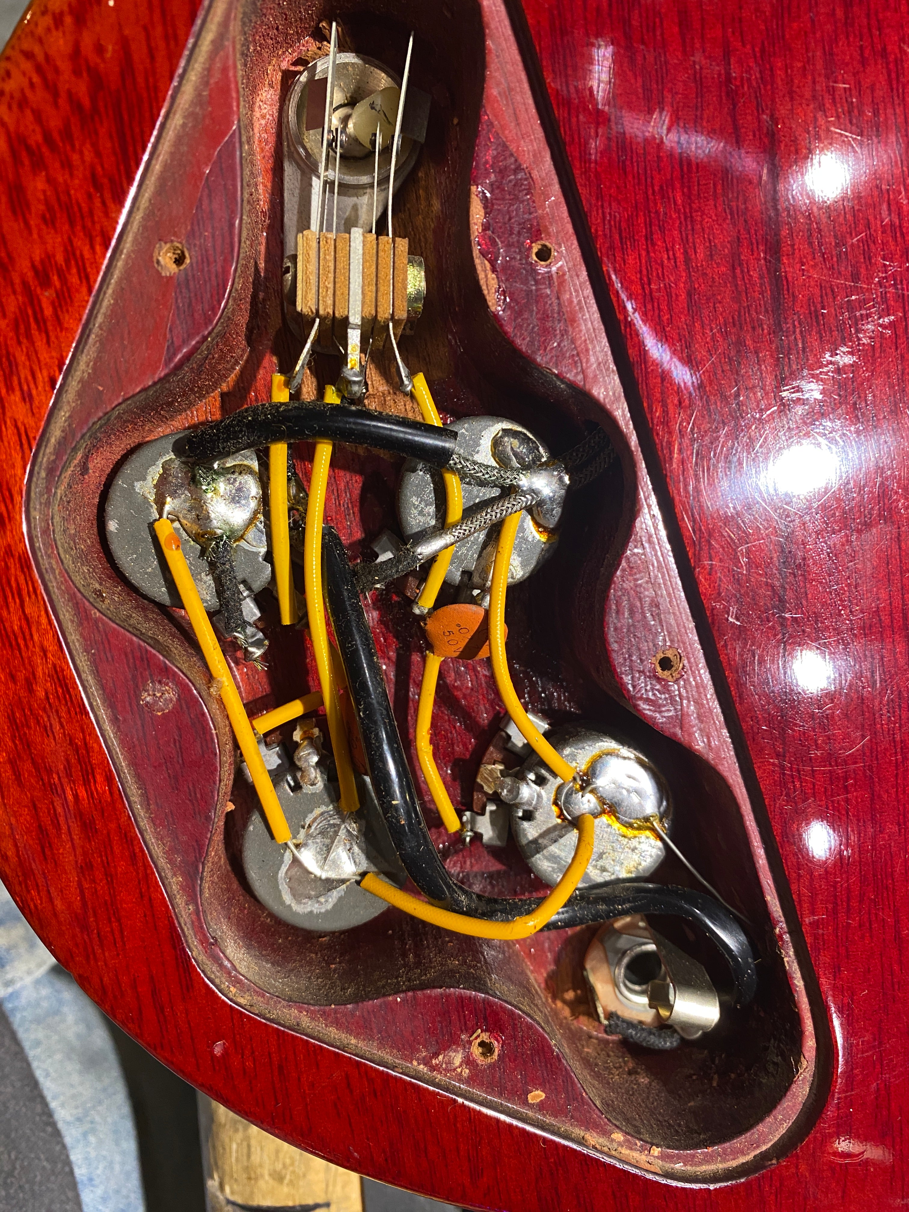 Gibson Les Paul/SG Cherry 1962 Electric Guitars / Solid Body