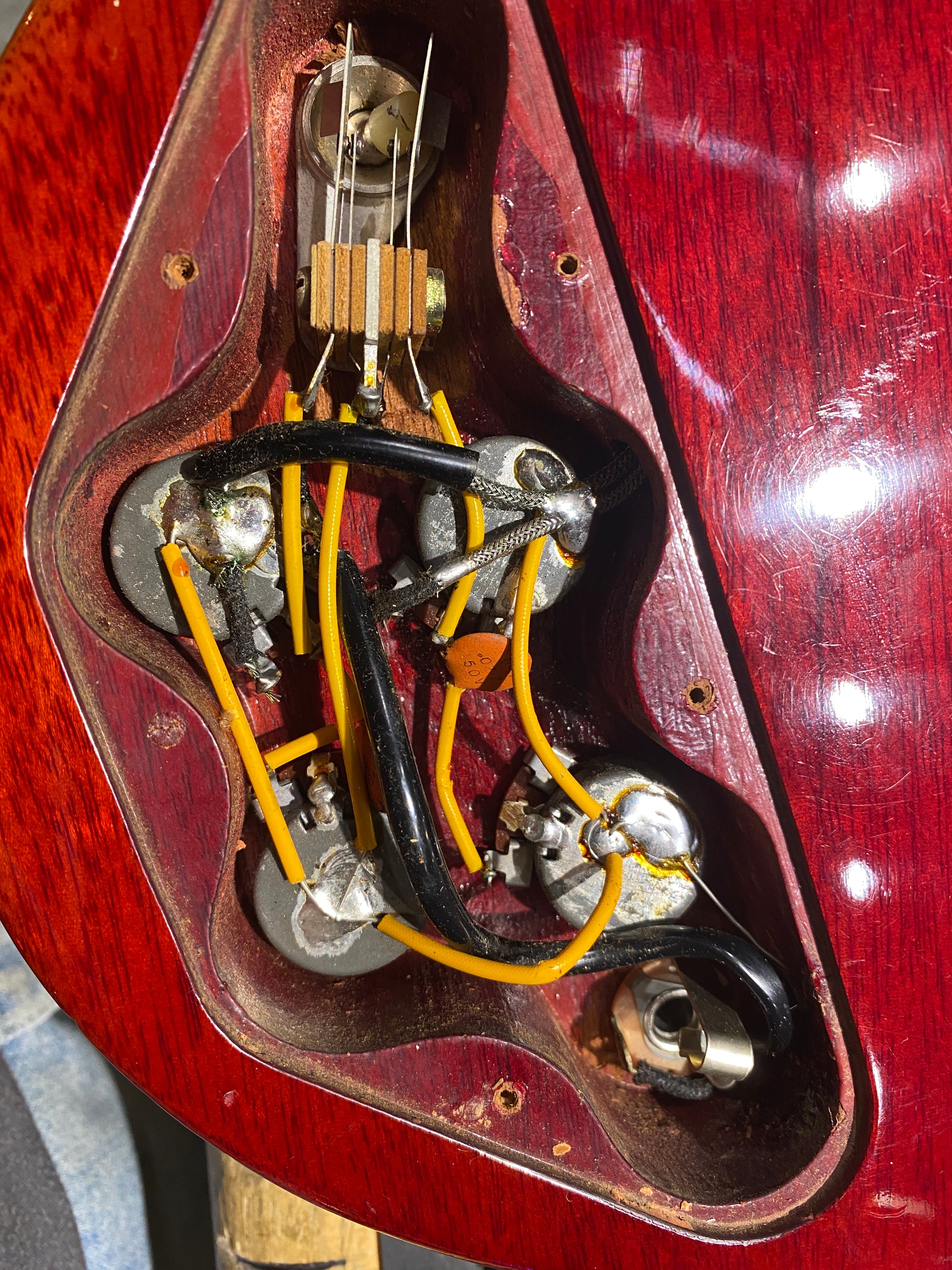 Gibson Les Paul/SG Cherry 1962 Electric Guitars / Solid Body