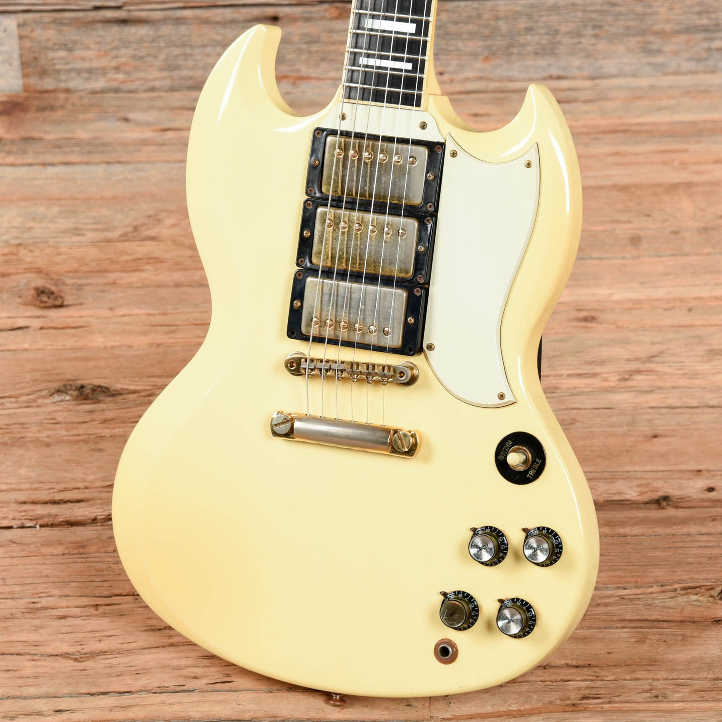 Gibson Les Paul (SG) Custom Reissue Polaris White 1987 Electric Guitars / Solid Body