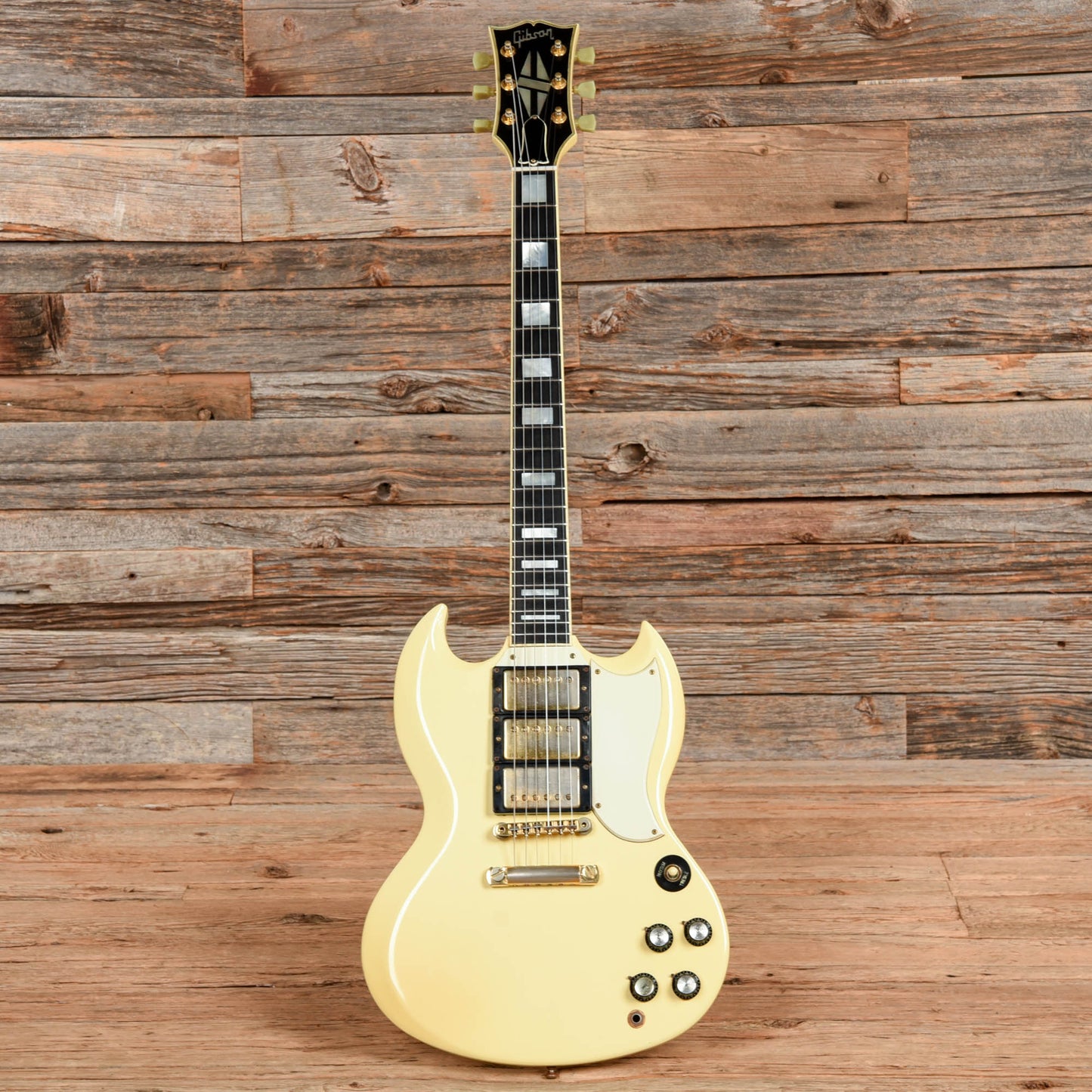 Gibson Les Paul (SG) Custom Reissue Polaris White 1987 Electric Guitars / Solid Body