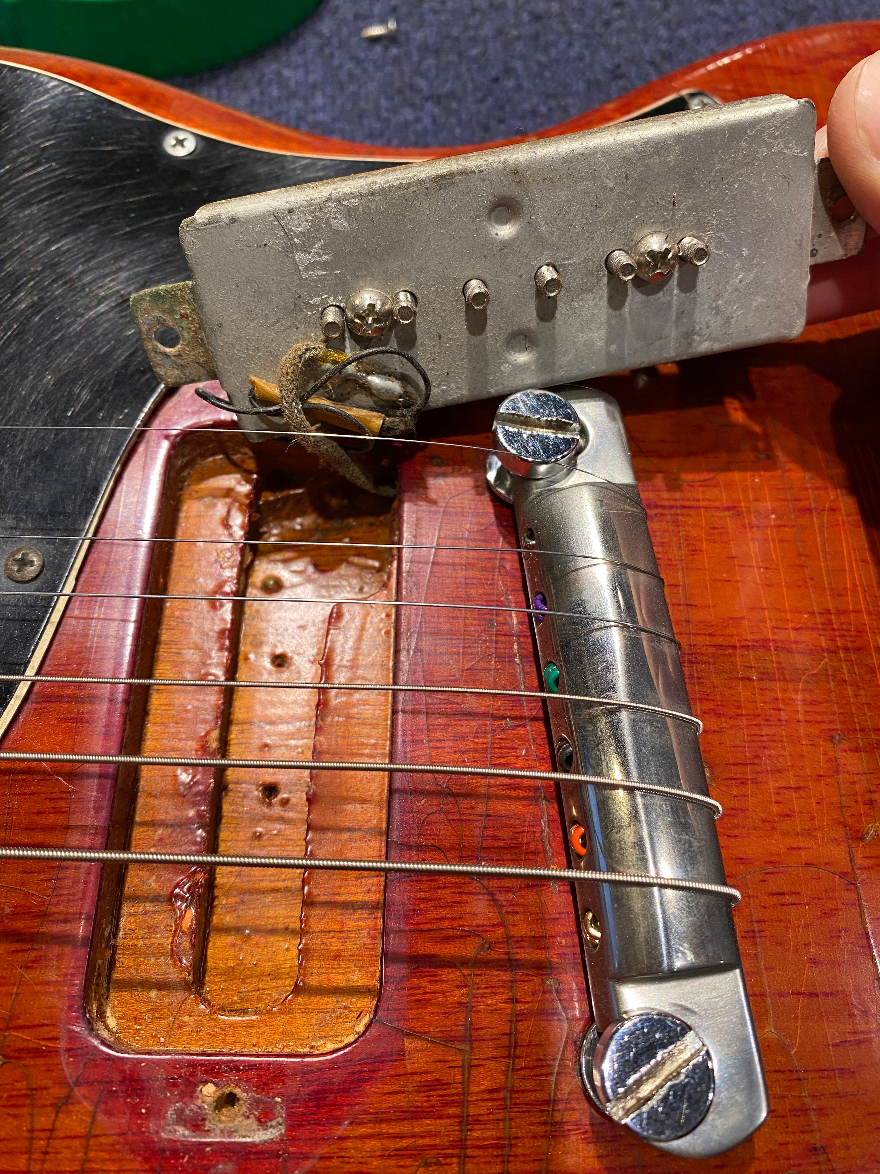 Gibson Les Paul (SG) Junior Cherry 1961 Electric Guitars / Solid Body