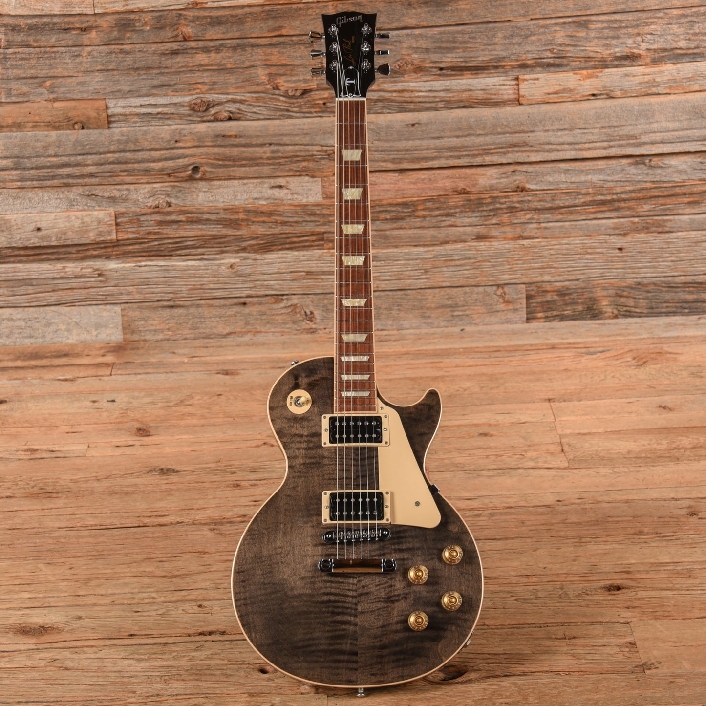 Gibson Les Paul Signature T Transparent Black 2013 Electric Guitars / Solid Body