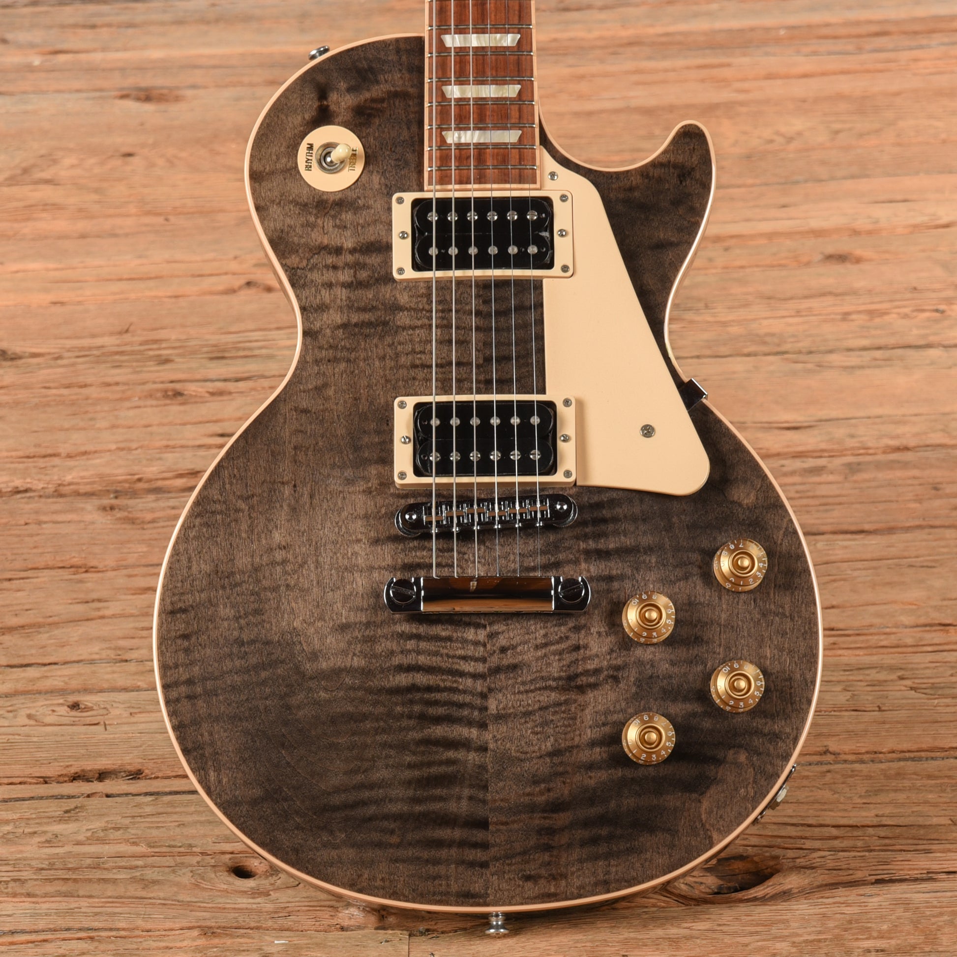 Gibson Les Paul Signature T Transparent Black 2013 Electric Guitars / Solid Body