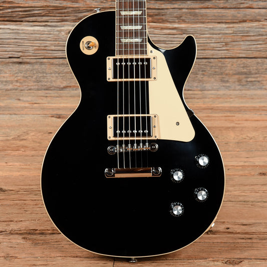 Gibson Les Paul Standard '60s Plain Top Ebony 2024 Electric Guitars / Solid Body
