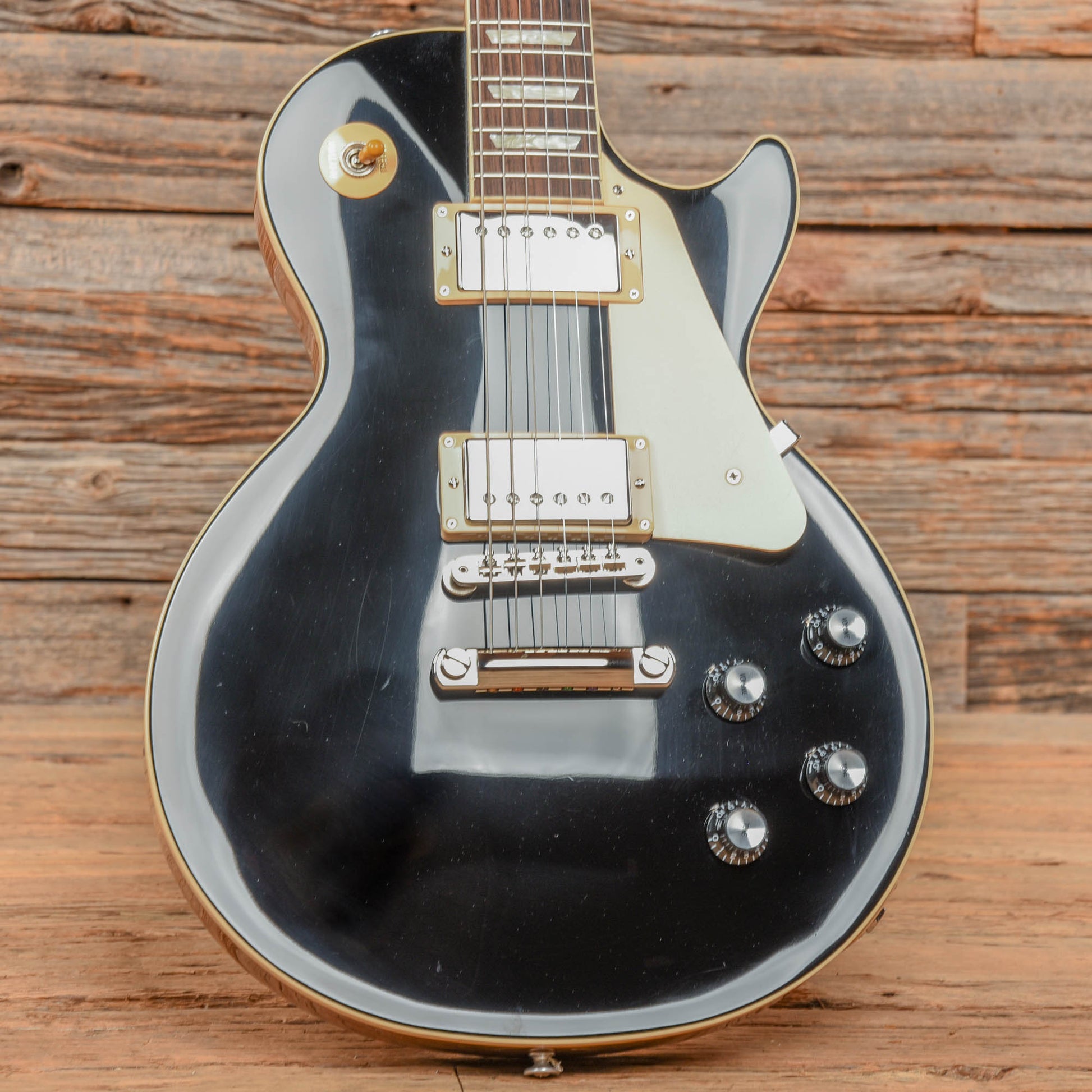 Gibson Les Paul Standard '60s Plain Top Ebony 2024 Electric Guitars / Solid Body