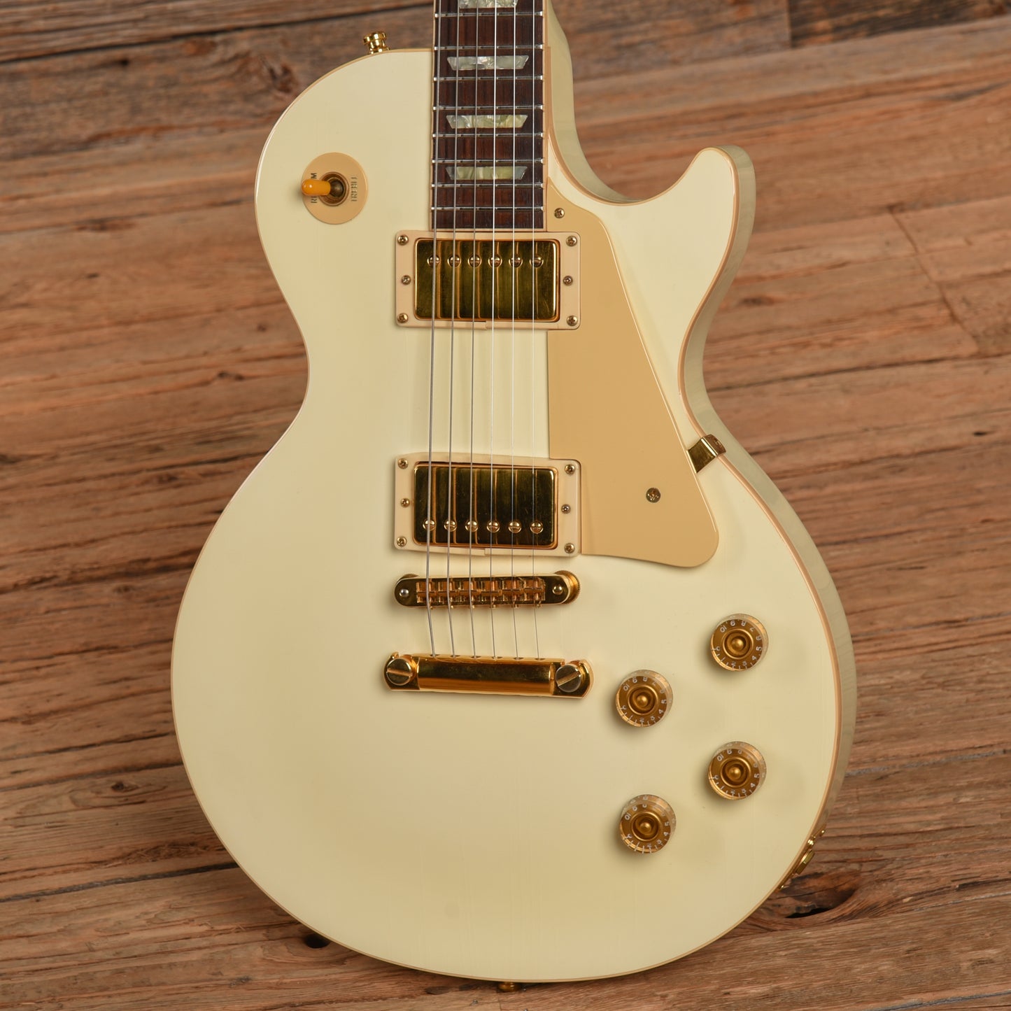 Gibson Les Paul Standard Arctic White Gold Hardware 1990 Electric Guitars / Solid Body