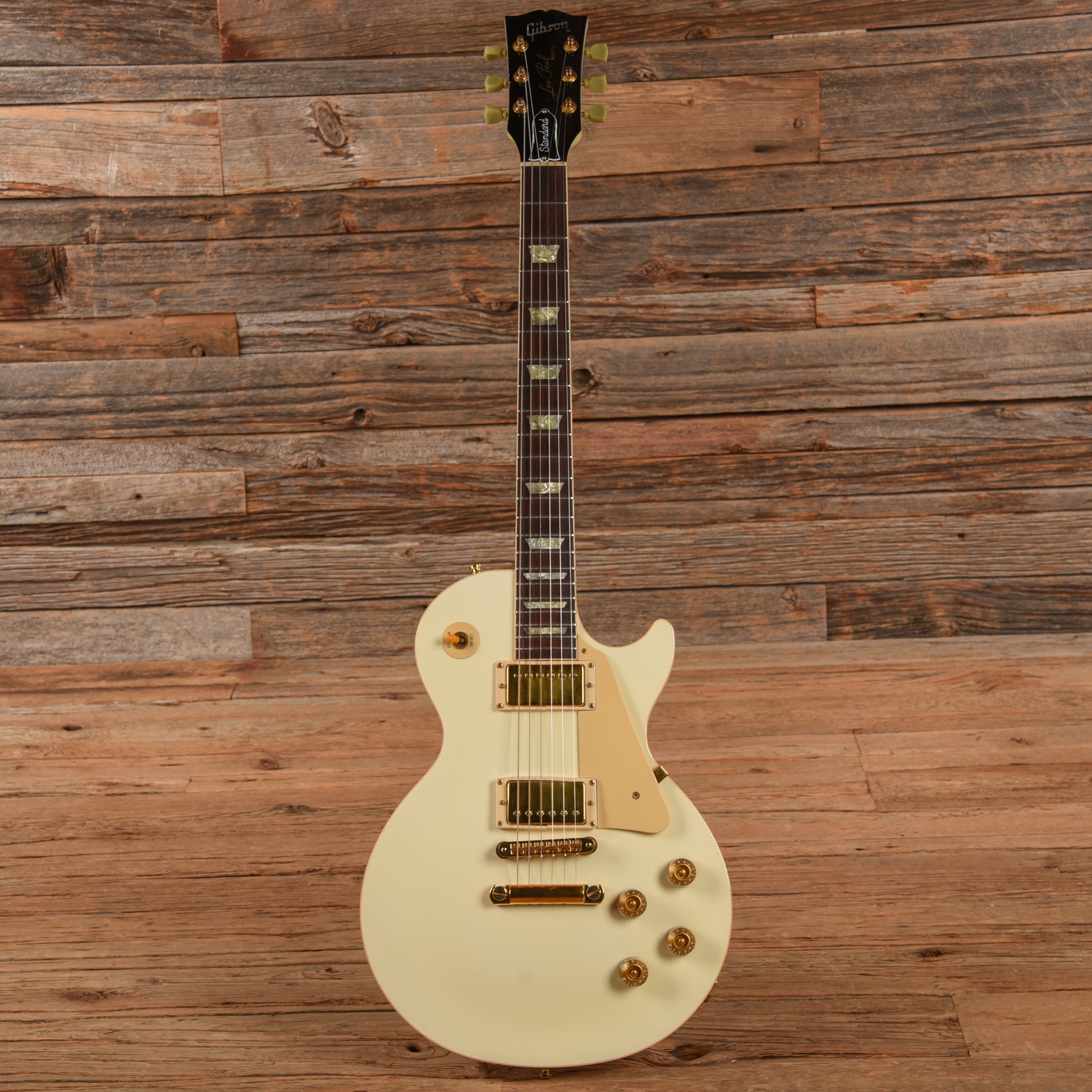 Gibson Les Paul Standard Arctic White Gold Hardware 1990 Electric Guitars / Solid Body