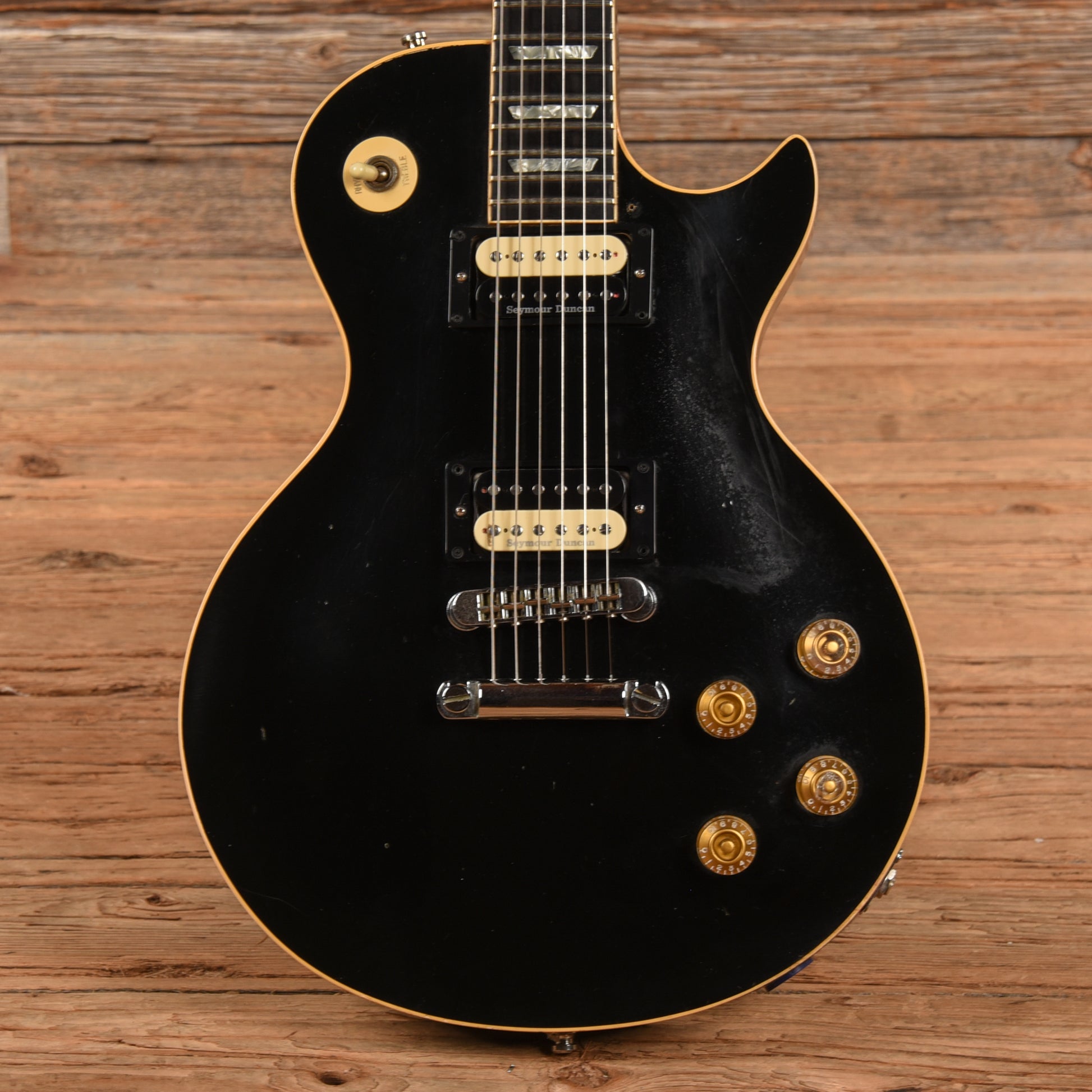 Gibson Les Paul Standard Black 1982 Electric Guitars / Solid Body
