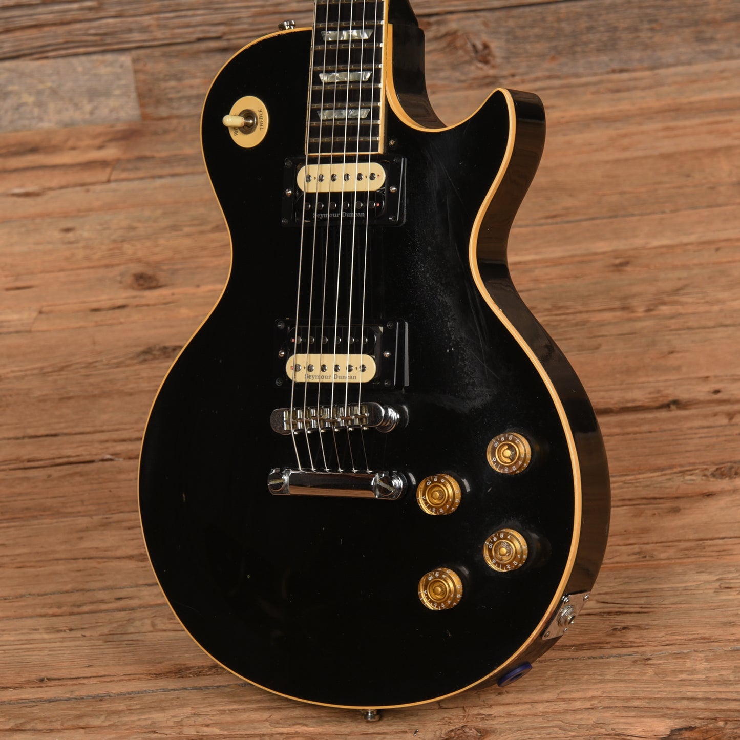 Gibson Les Paul Standard Black 1982 Electric Guitars / Solid Body