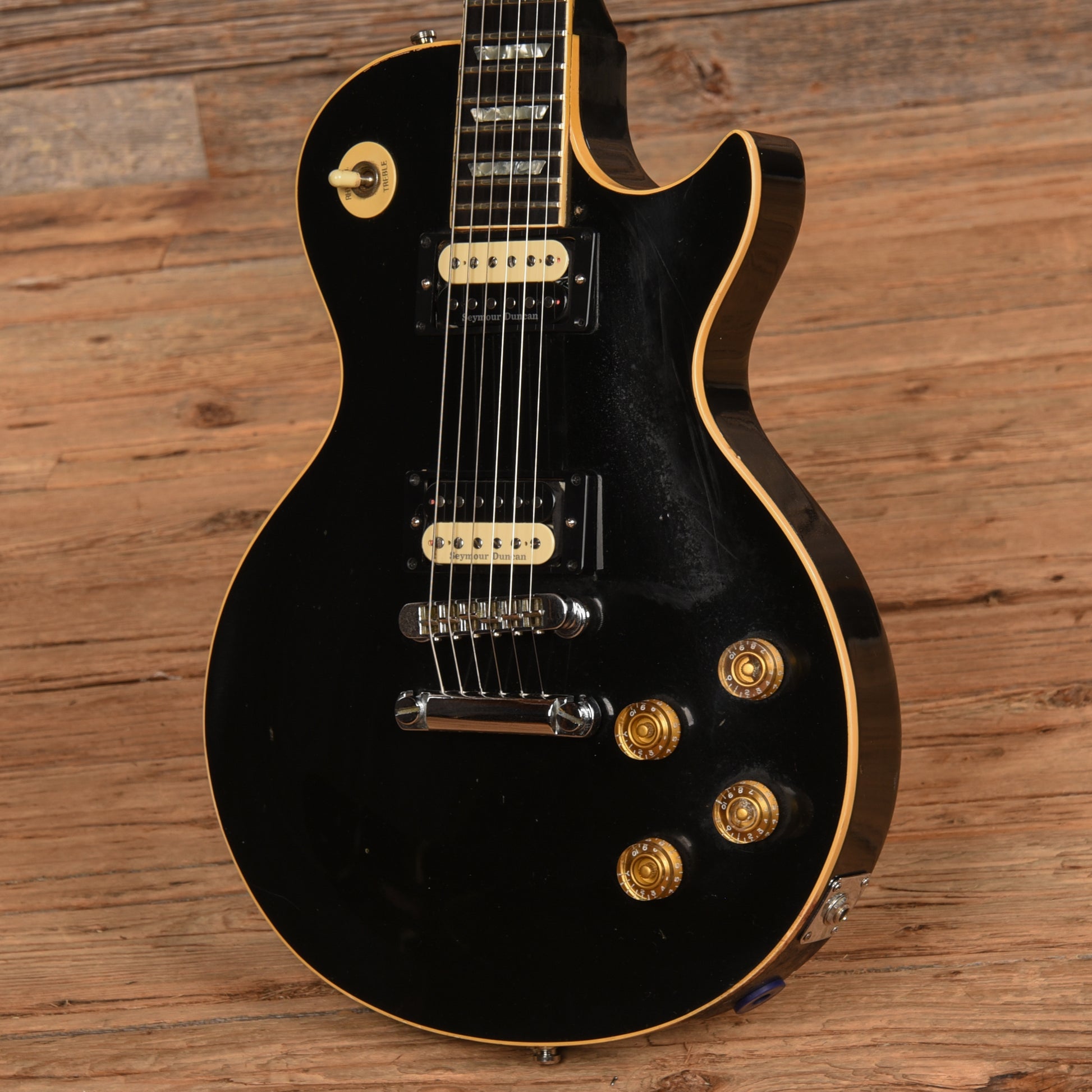 Gibson Les Paul Standard Black 1982 Electric Guitars / Solid Body