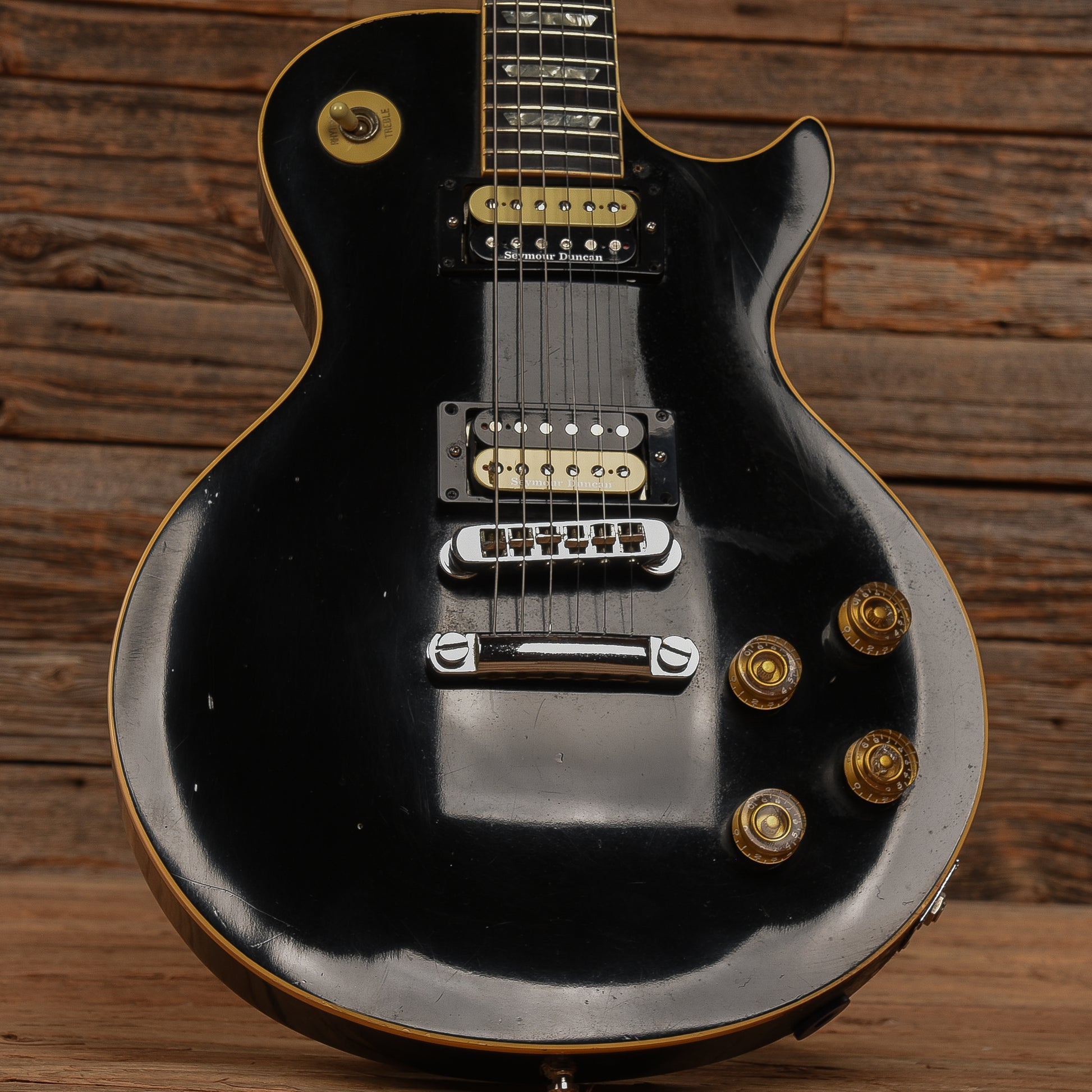 Gibson Les Paul Standard Black 1982 Electric Guitars / Solid Body