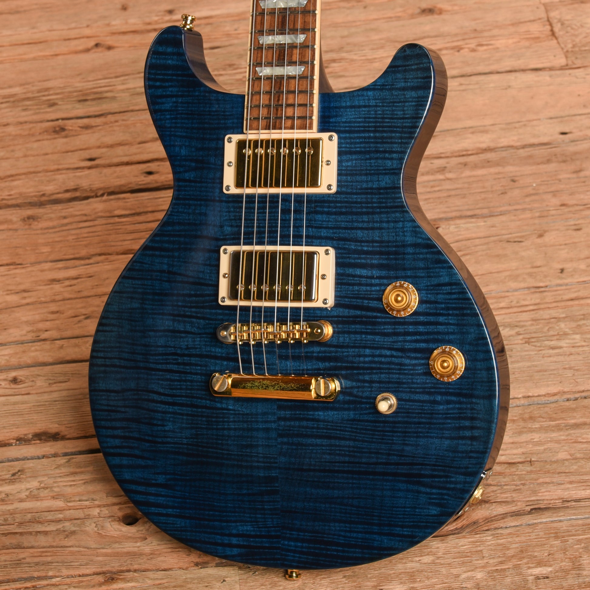 Gibson Les Paul Standard DC Transparent Blue 1998 Electric Guitars / Solid Body