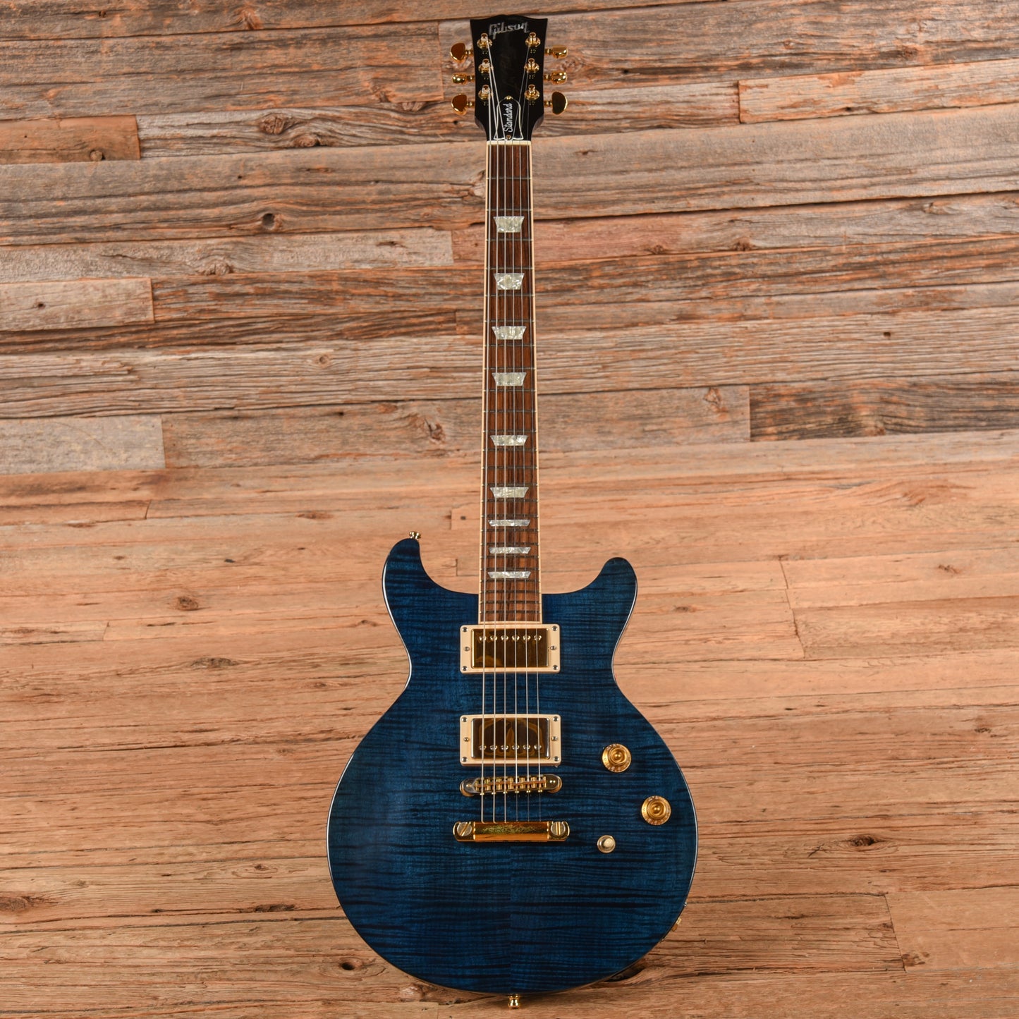 Gibson Les Paul Standard DC Transparent Blue 1998 Electric Guitars / Solid Body