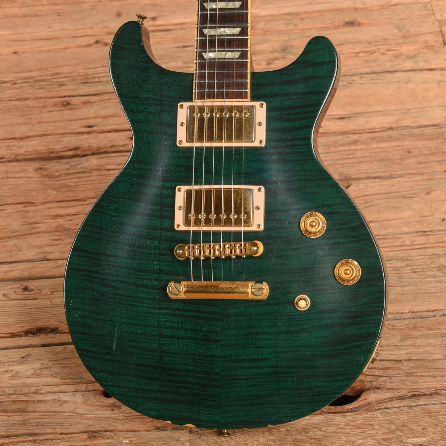 Gibson Les Paul Standard Double Cutaway Green Jalapeño 1998 Electric Guitars / Solid Body
