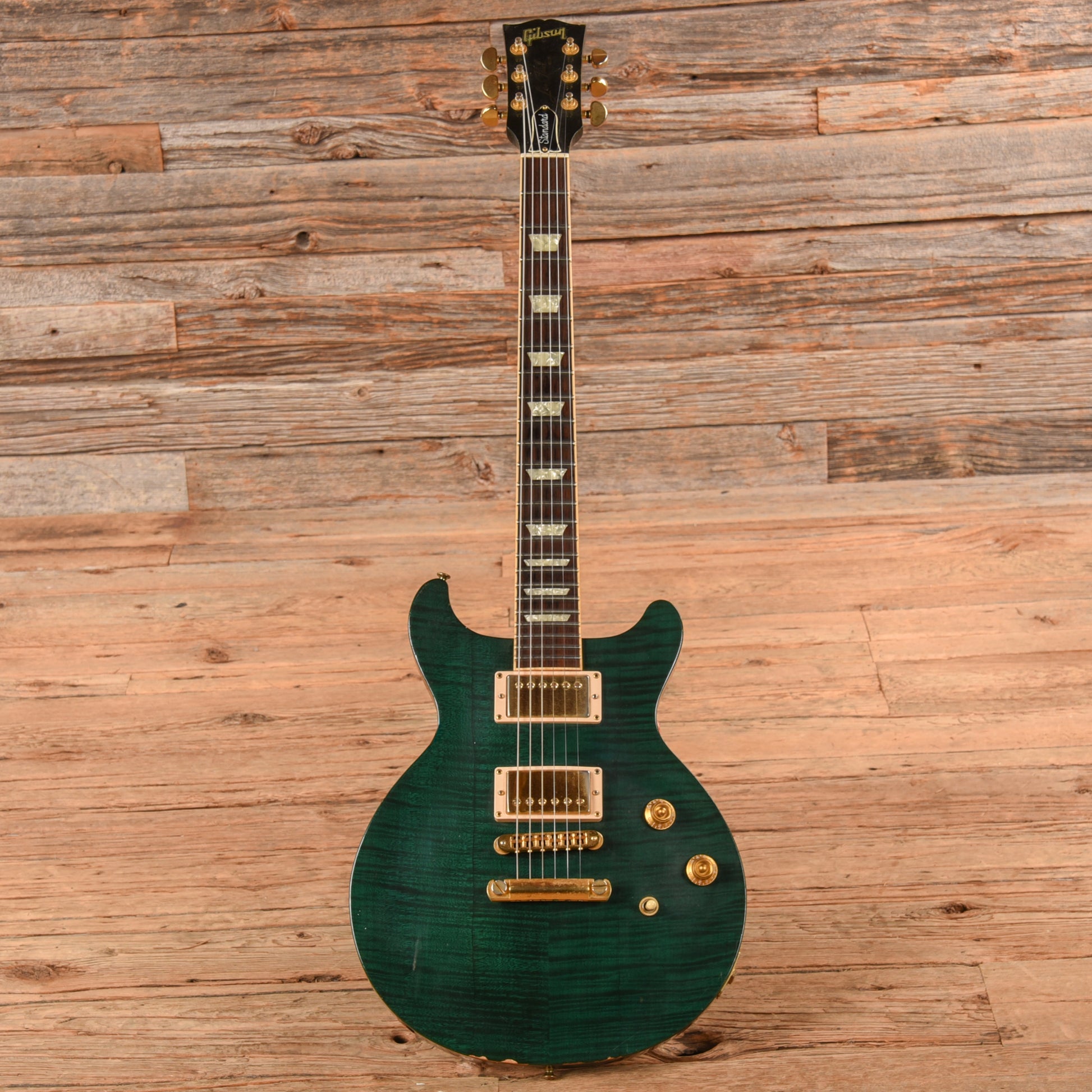 Gibson Les Paul Standard Double Cutaway Green Jalapeño 1998 Electric Guitars / Solid Body