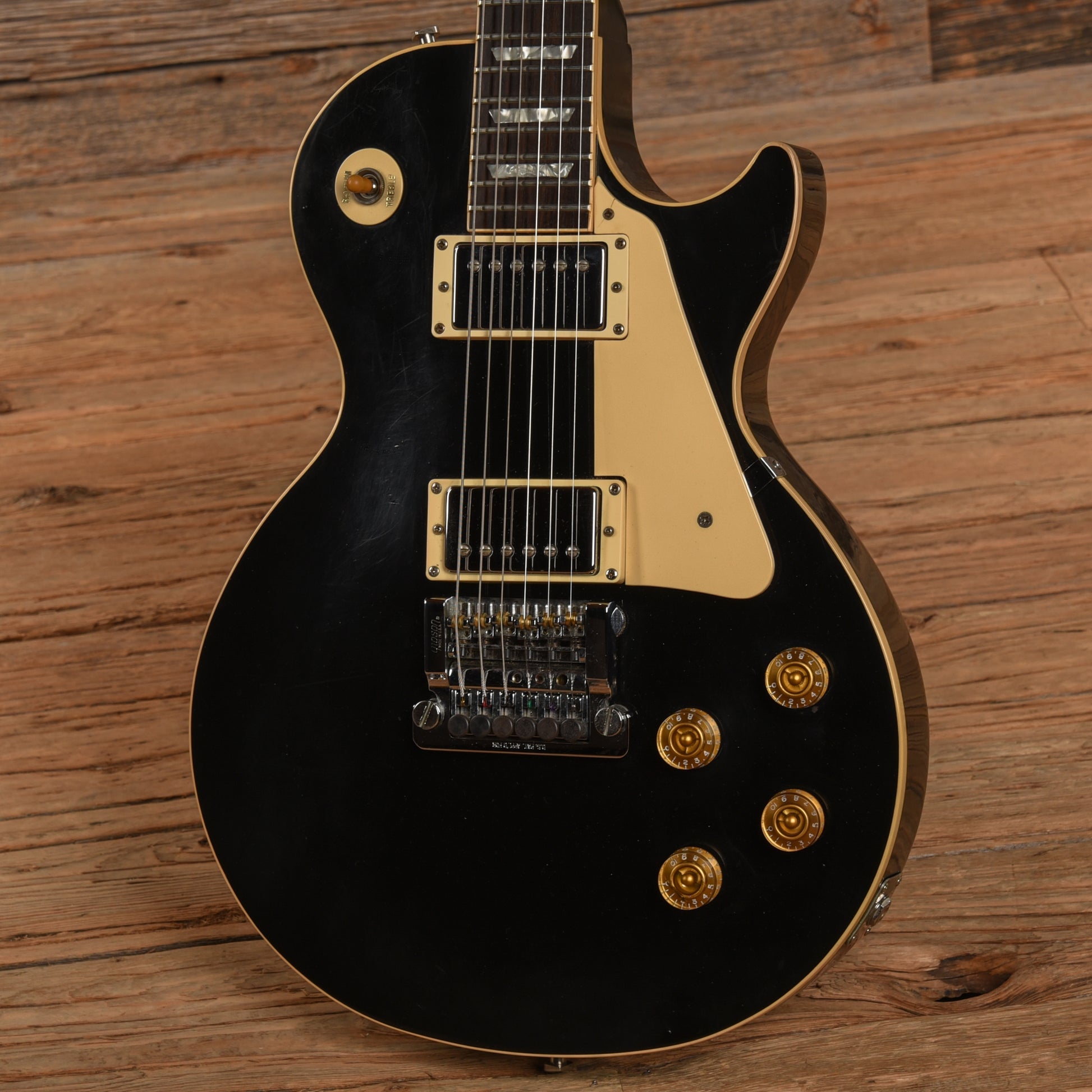 Gibson Les Paul Standard Ebony 1984 Electric Guitars / Solid Body