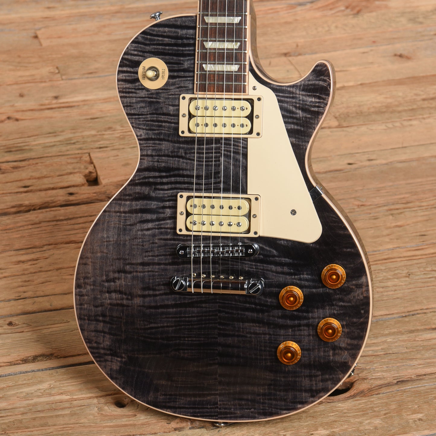Gibson Les Paul Standard T Transparent Black 2016 Electric Guitars / Solid Body
