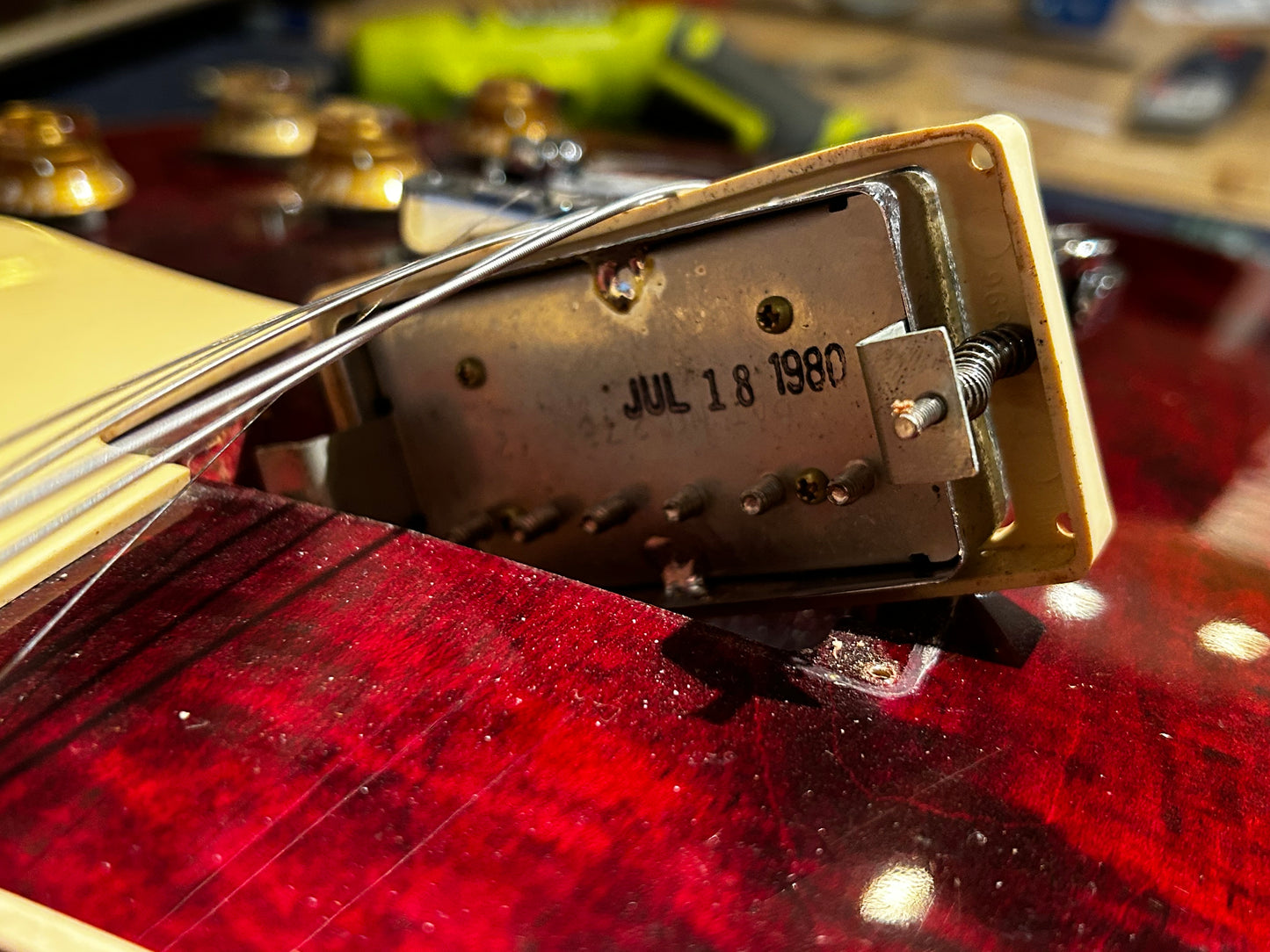 Gibson Les Paul Standard Wine Red 1980 Electric Guitars / Solid Body