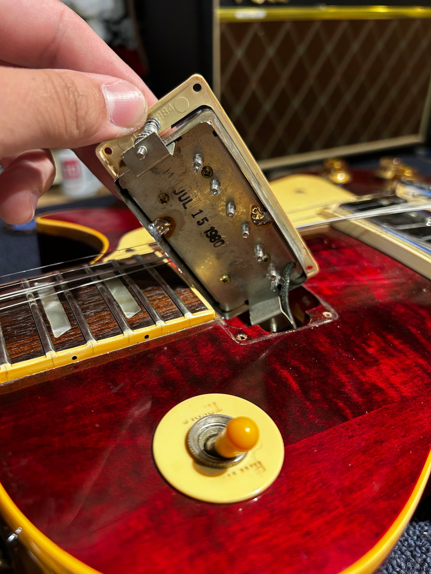 Gibson Les Paul Standard Wine Red 1980 Electric Guitars / Solid Body