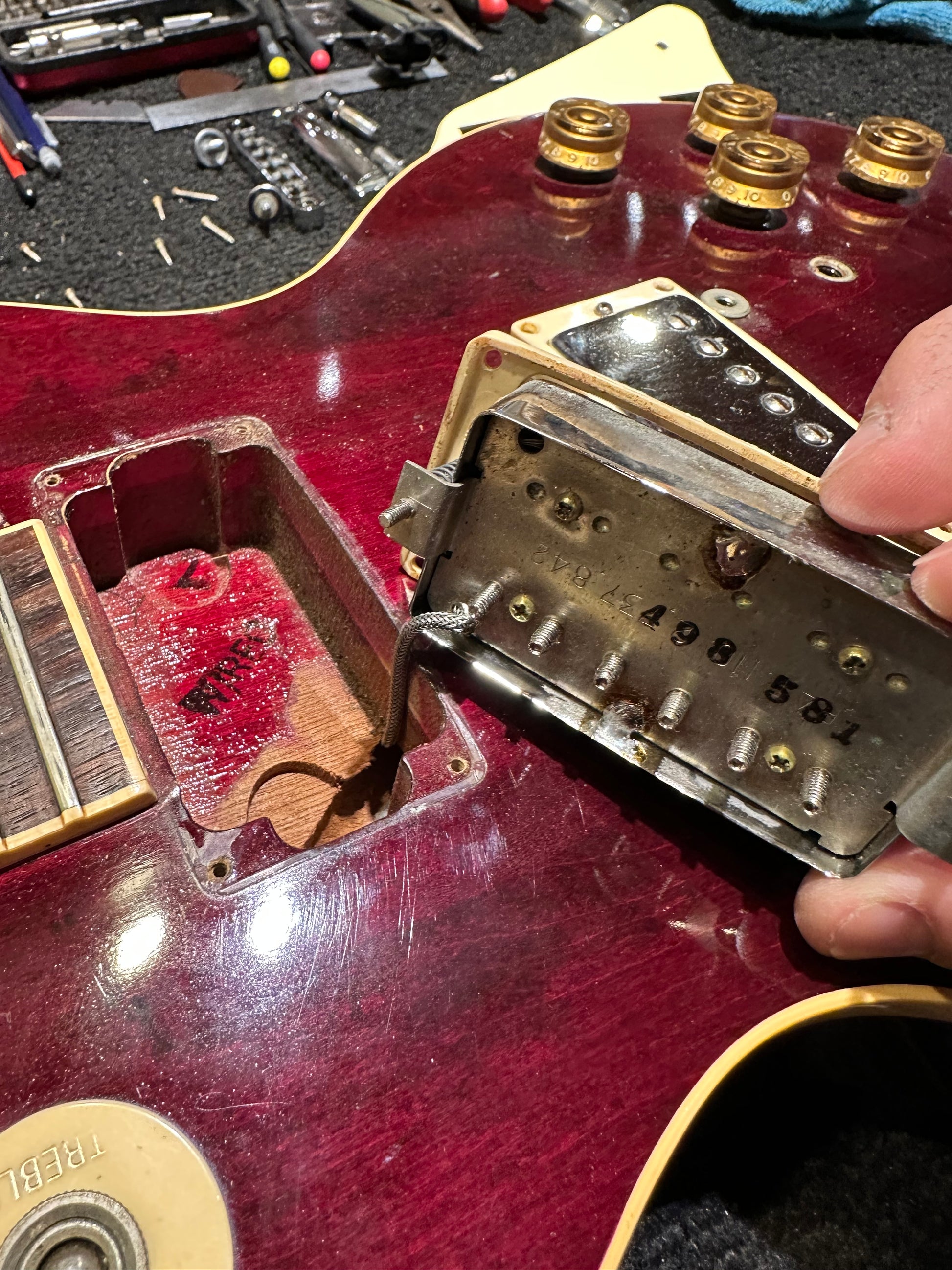Gibson Les Paul Standard Wine Red 1981 Electric Guitars / Solid Body