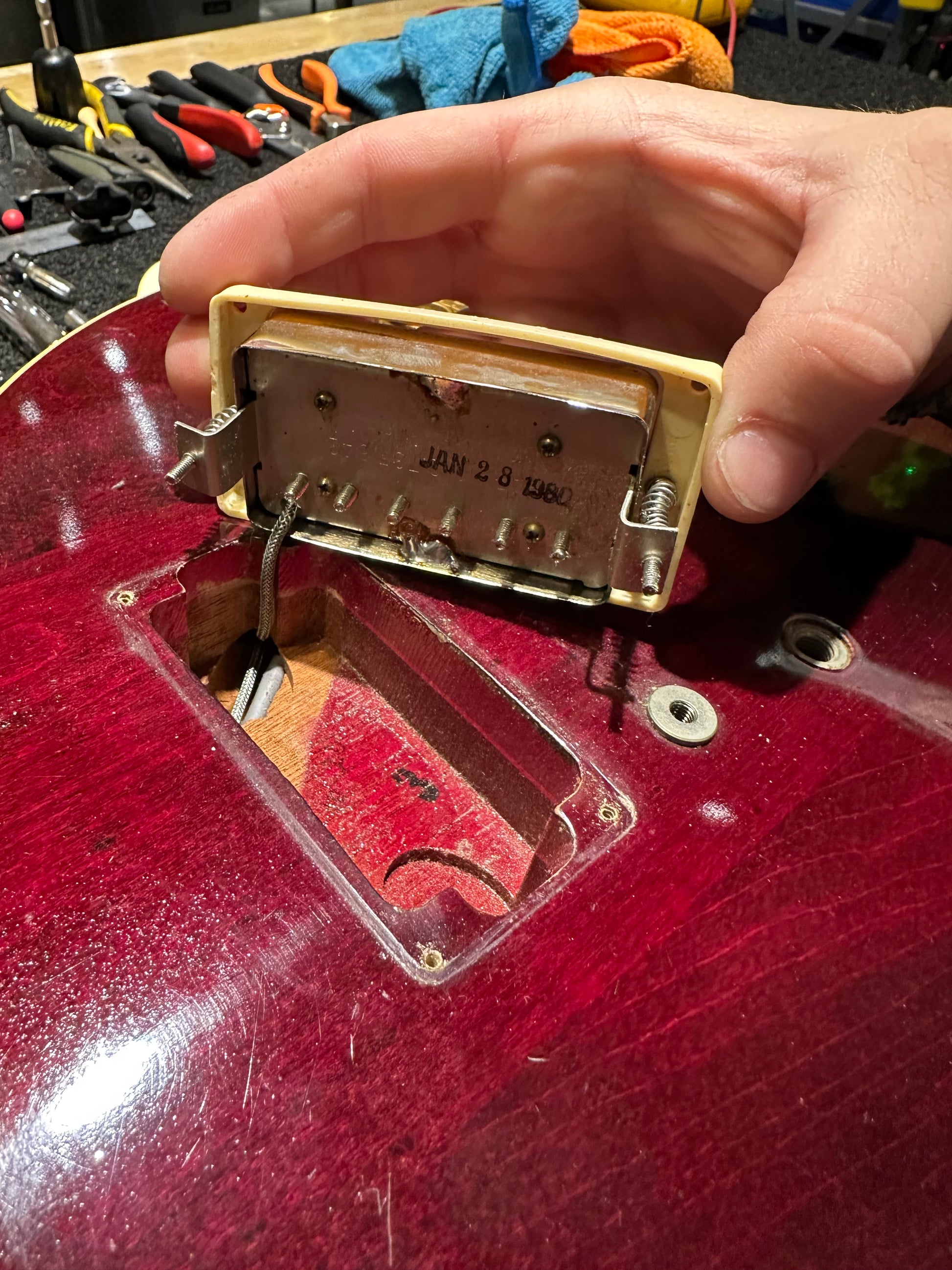 Gibson Les Paul Standard Wine Red 1981 Electric Guitars / Solid Body