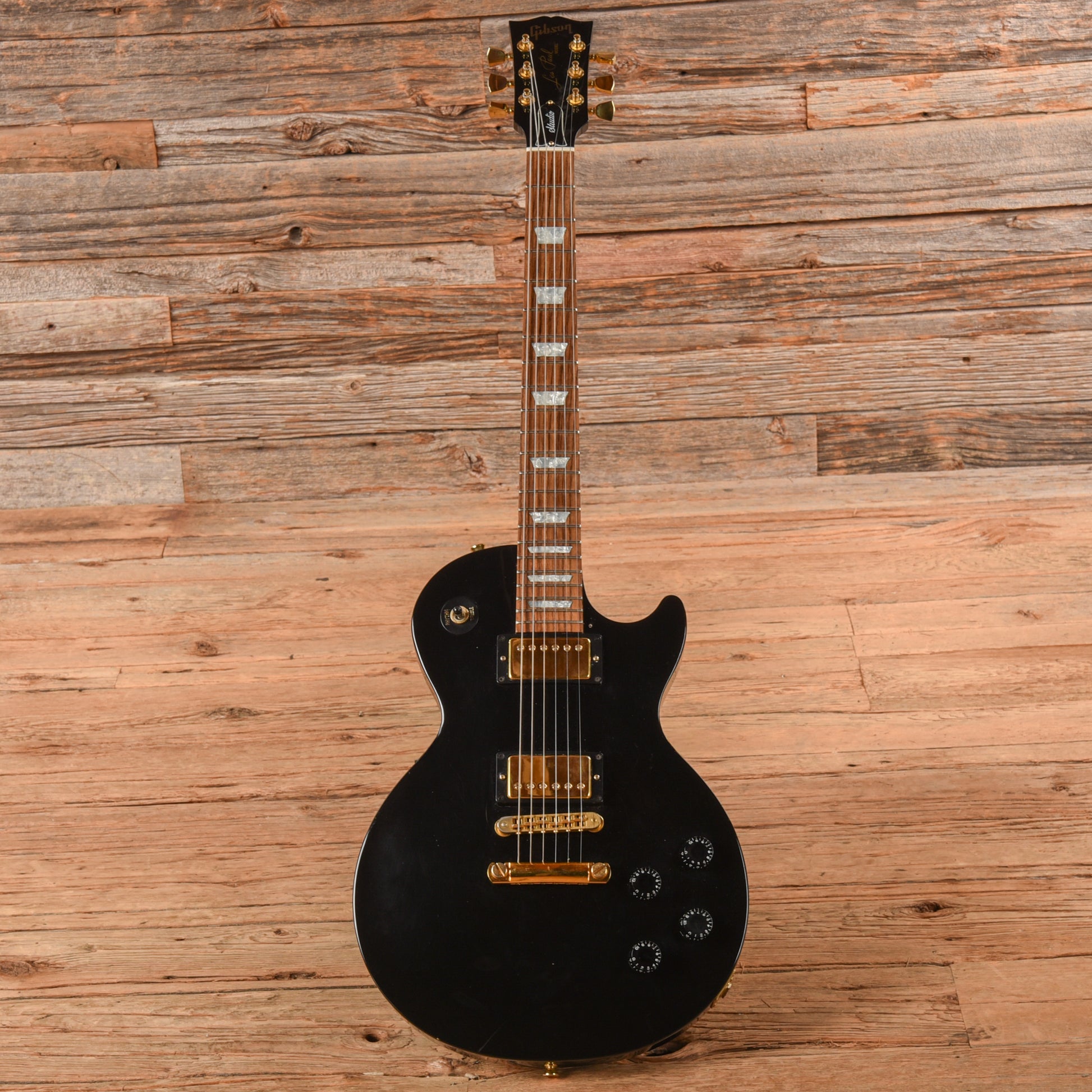 Gibson Les Paul Studio Ebony 2002 Electric Guitars / Solid Body