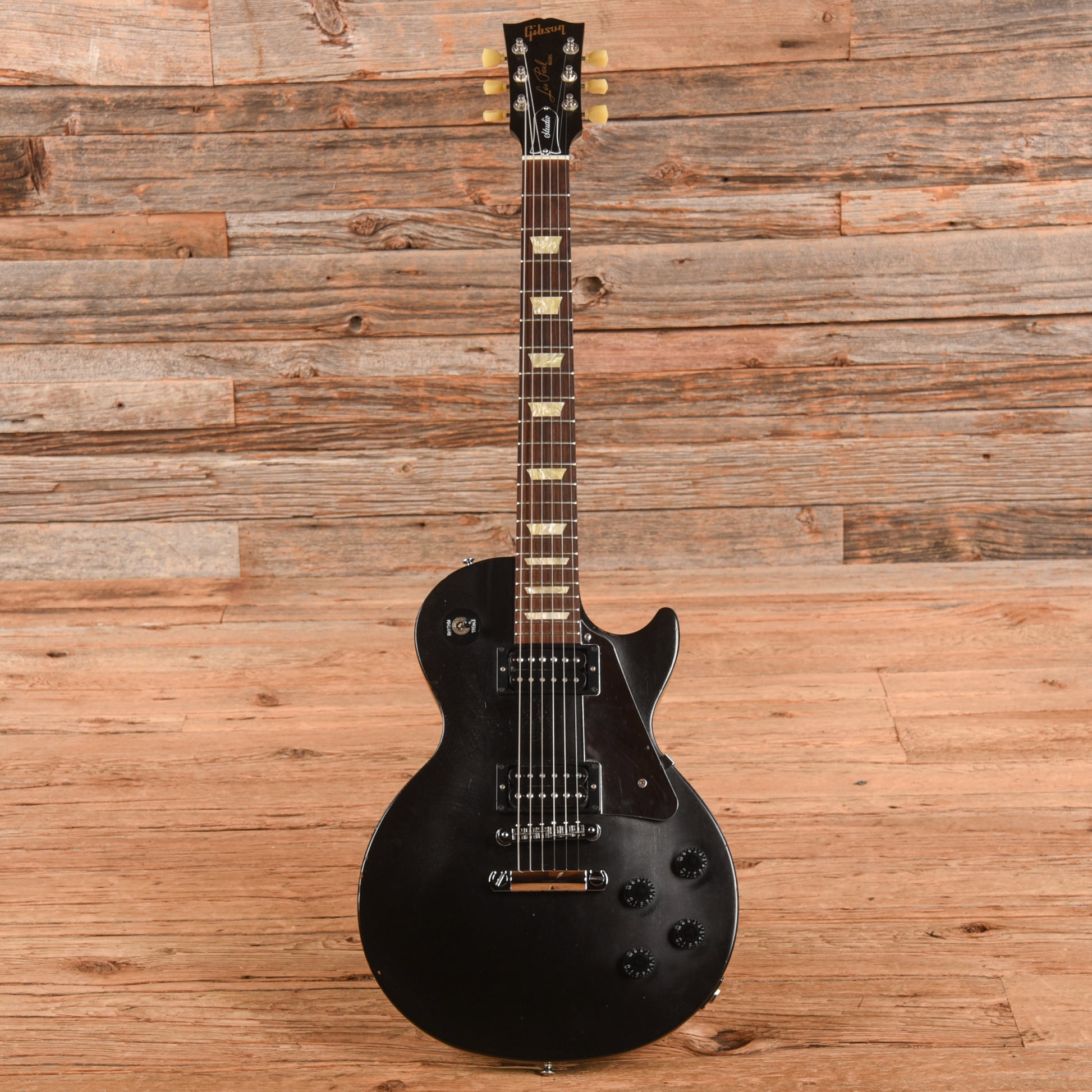 Gibson Les Paul Studio Faded Worn Ebony 2010 Electric Guitars / Solid Body