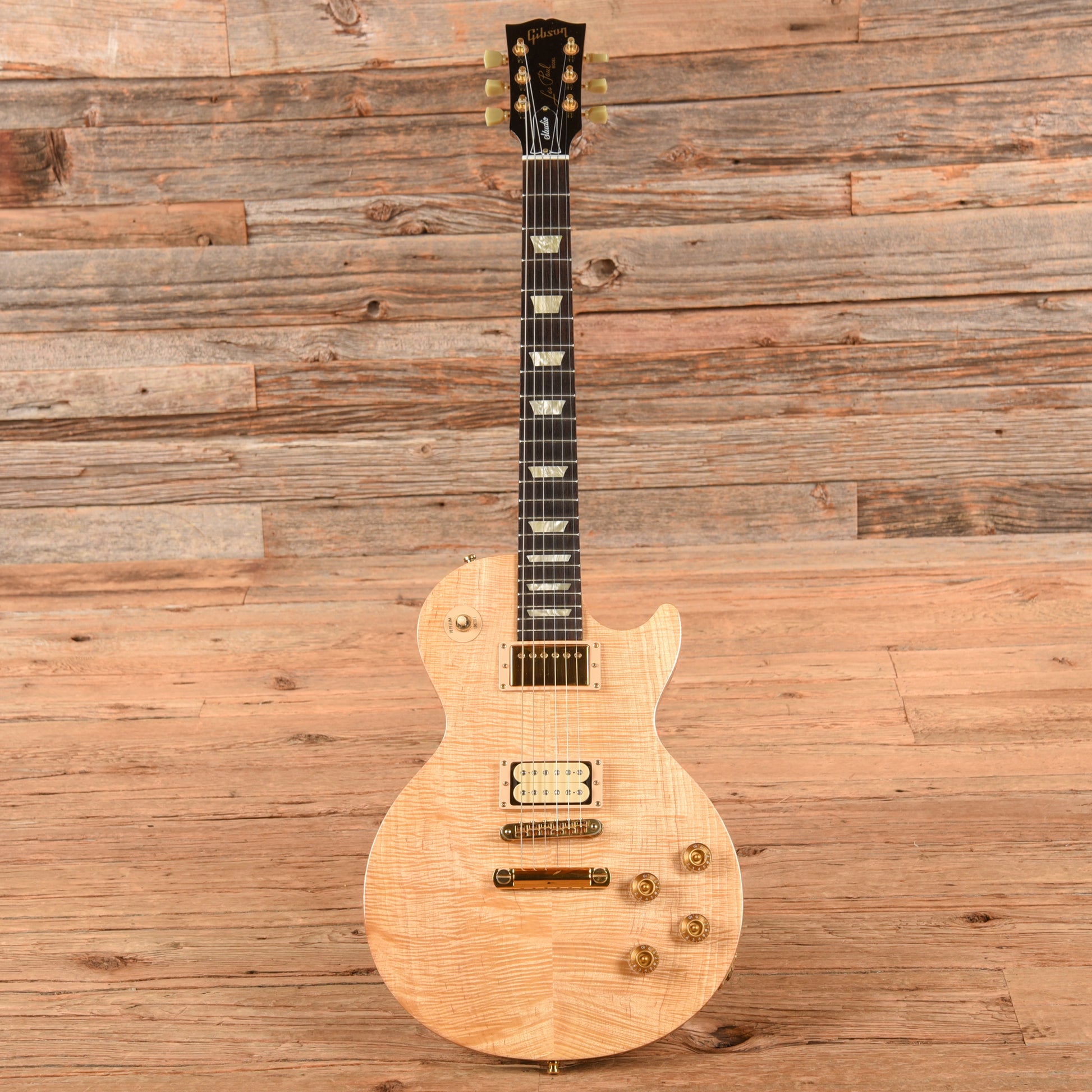 Gibson Les Paul Studio Premium Plus Natural 2007 Electric Guitars / Solid Body