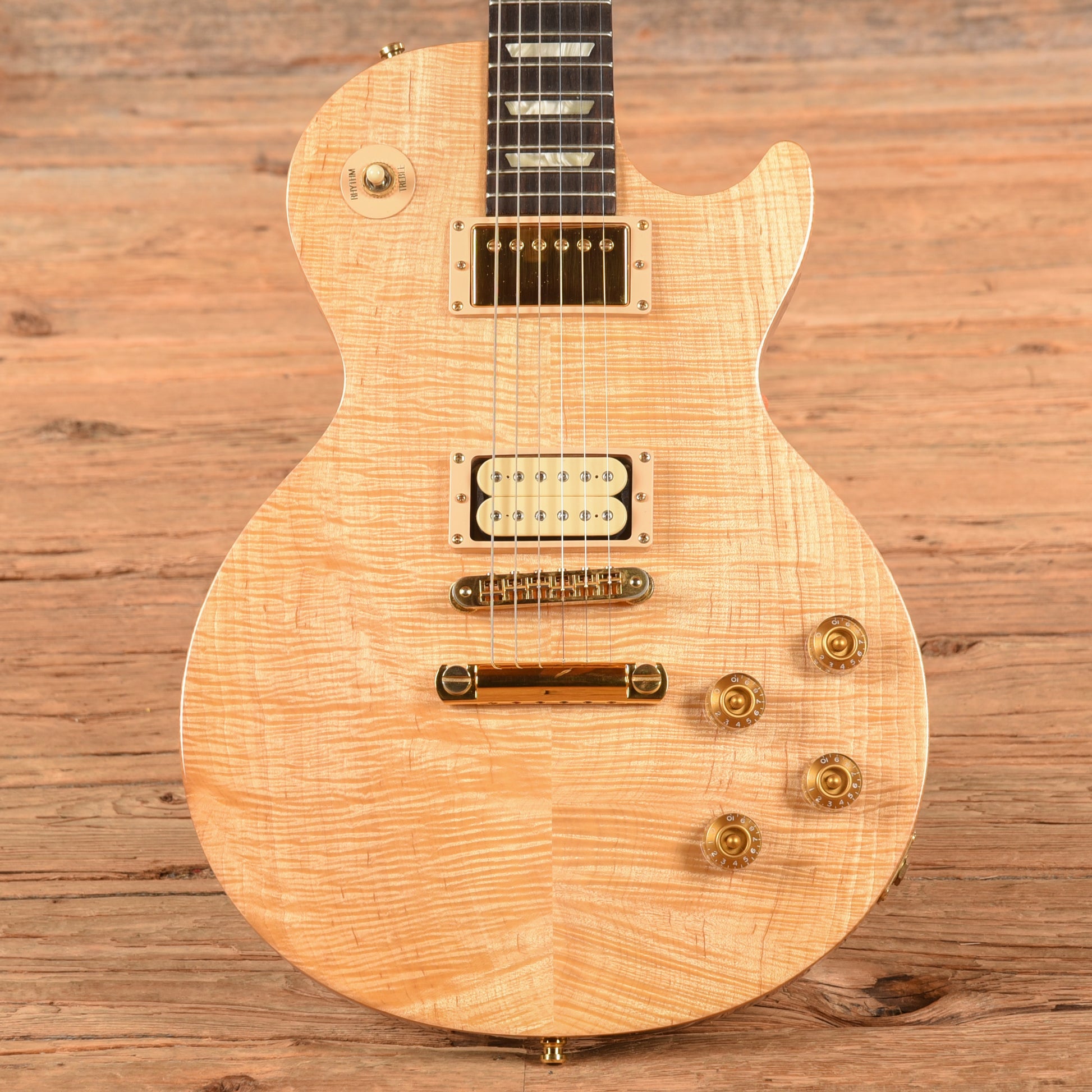 Gibson Les Paul Studio Premium Plus Natural 2007 Electric Guitars / Solid Body