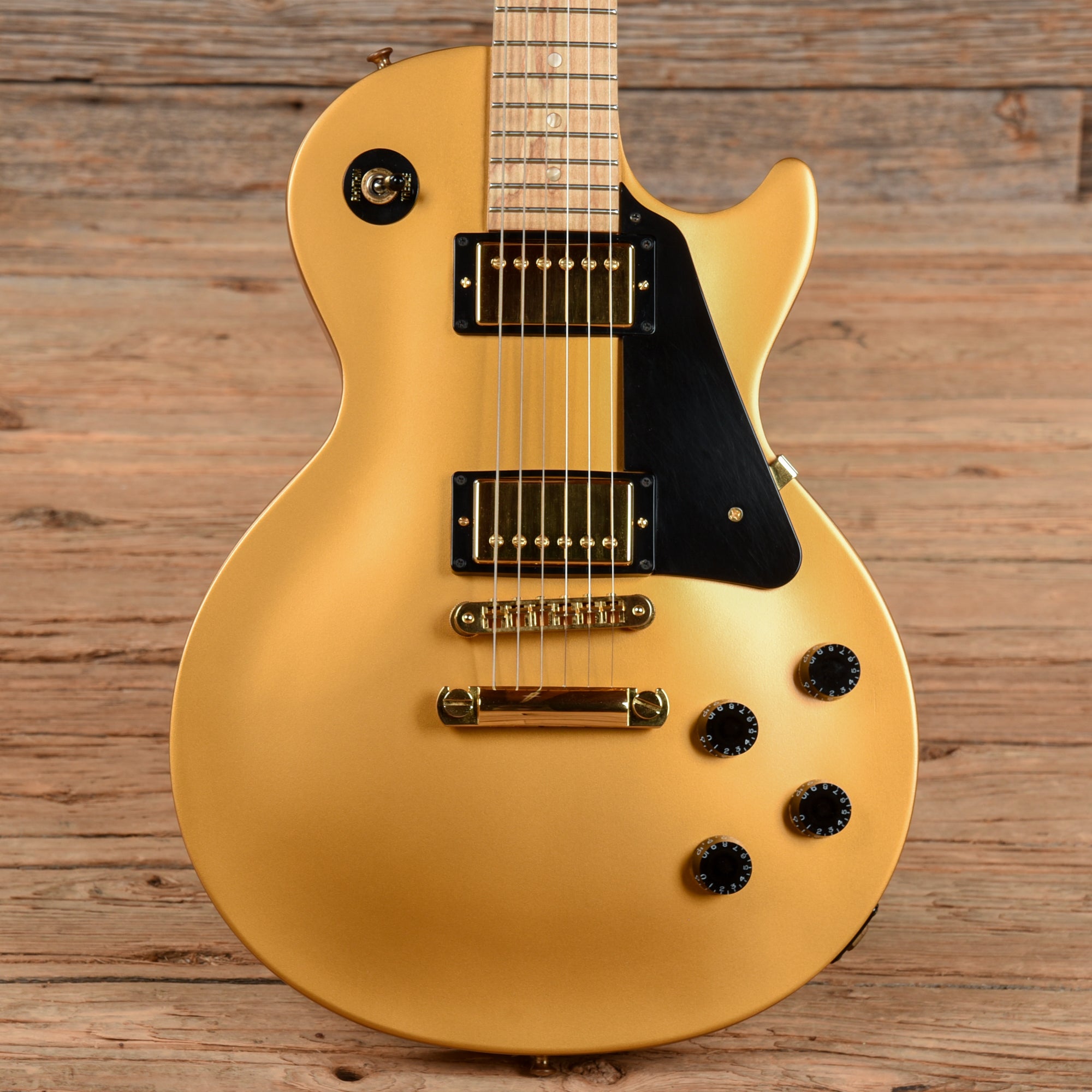Gibson Les Paul Studio Raw Satin Gold 2009 Electric Guitars / Solid Body