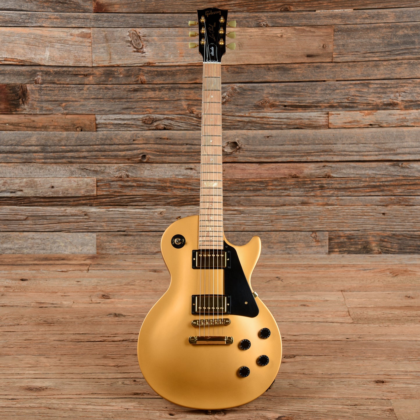 Gibson Les Paul Studio Raw Satin Gold 2009 Electric Guitars / Solid Body