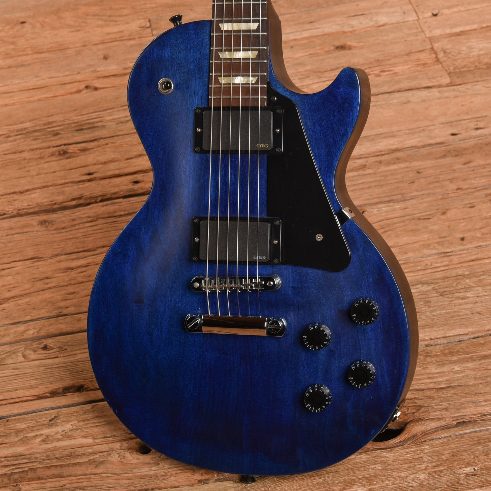 Gibson Les Paul Studio Satin Blue Stain 2011 Electric Guitars / Solid Body