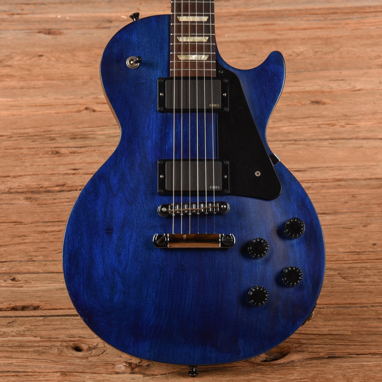 Gibson Les Paul Studio Satin Blue Stain 2011 Electric Guitars / Solid Body