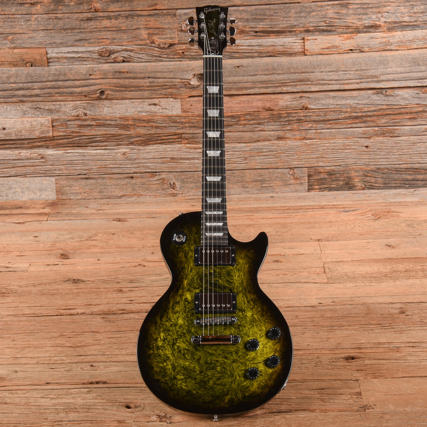 Gibson Les Paul Studio Swirl Green Swirl Burst 2011 Electric Guitars / Solid Body