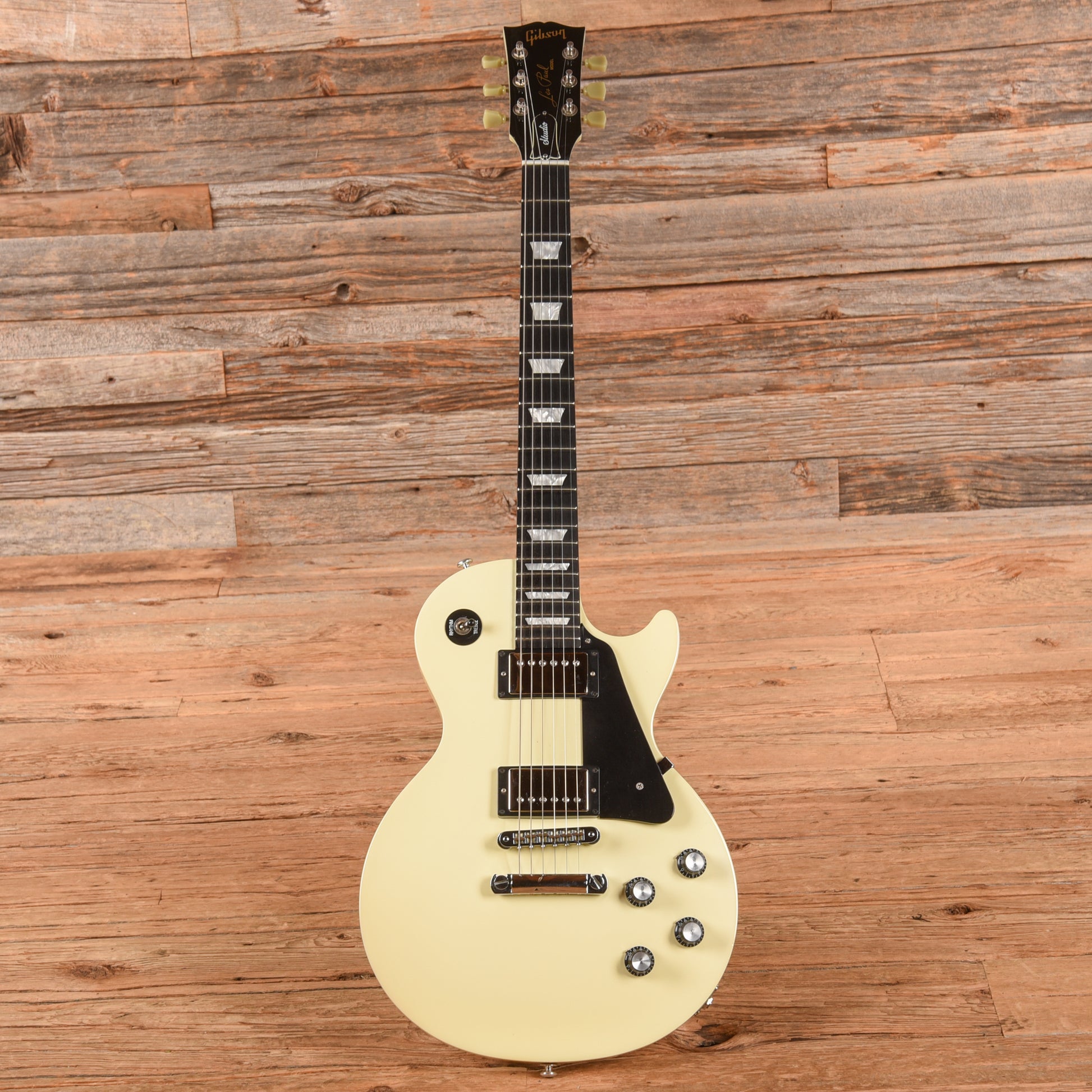 Gibson Les Paul Studio White 2008 Electric Guitars / Solid Body