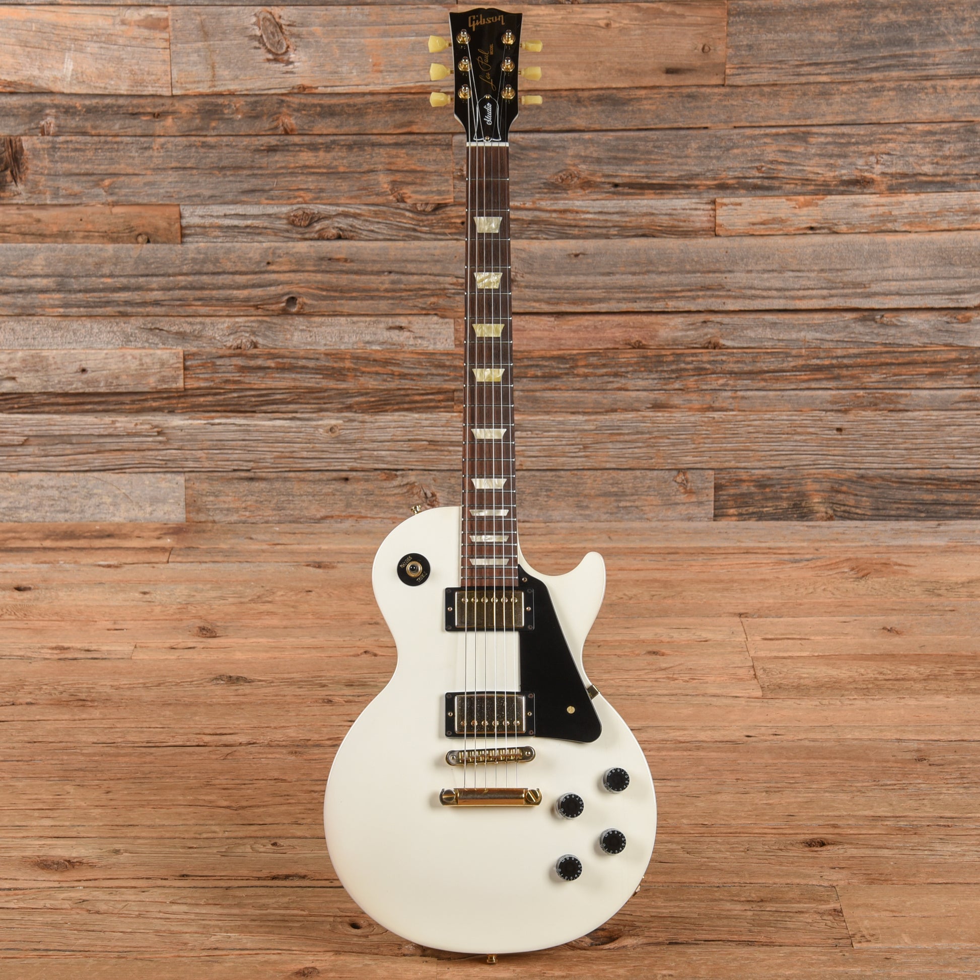 Gibson Les Paul Studio White 2011 Electric Guitars / Solid Body