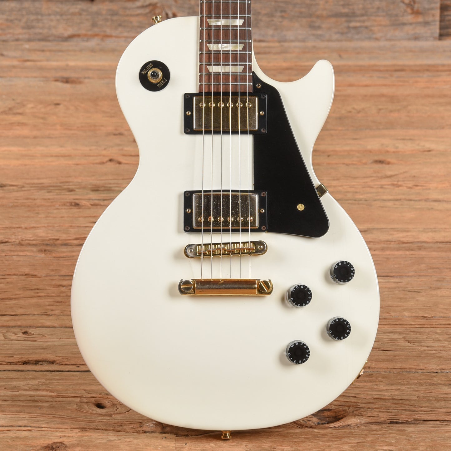 Gibson Les Paul Studio White 2011 Electric Guitars / Solid Body