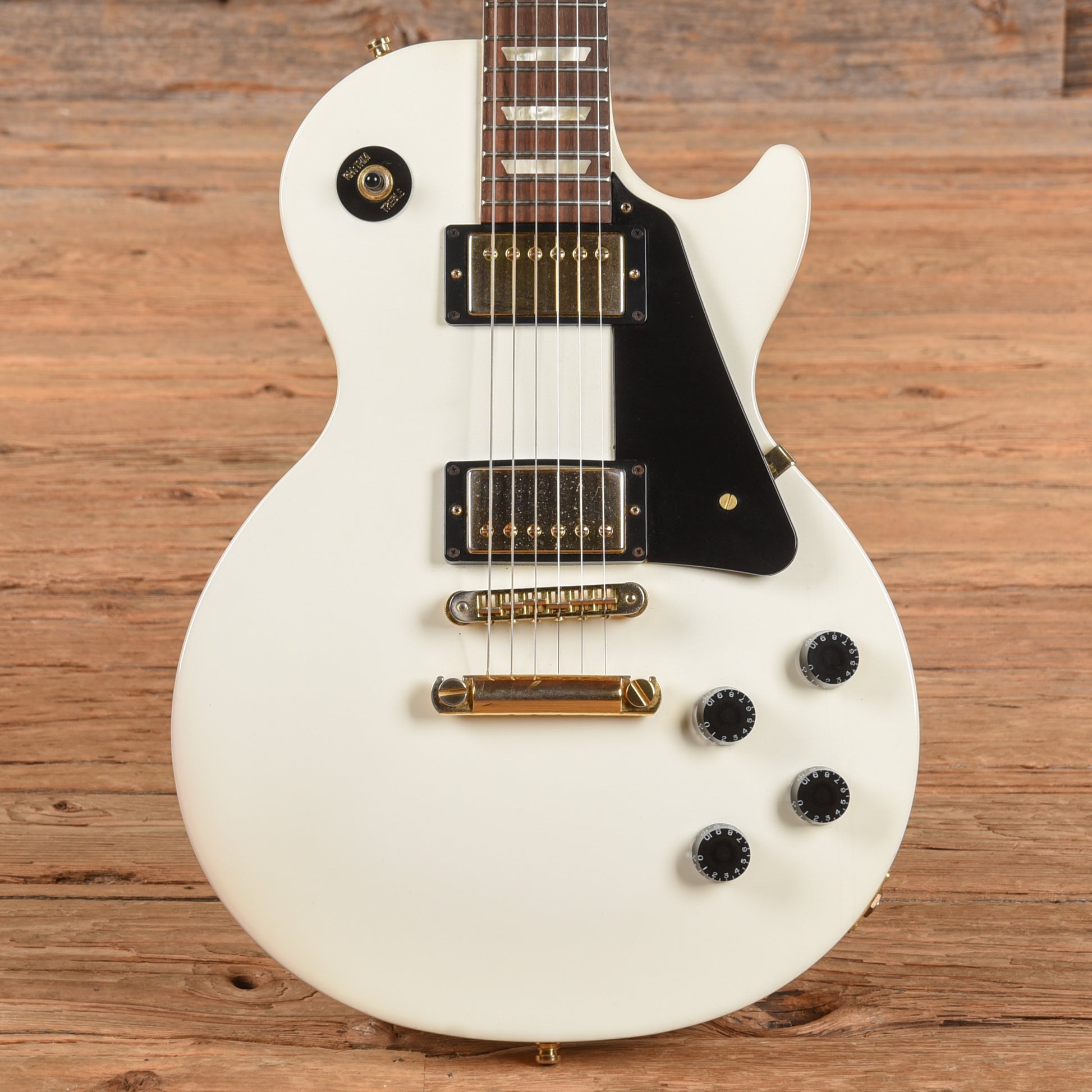 Gibson Les Paul Studio White 2011 Electric Guitars / Solid Body