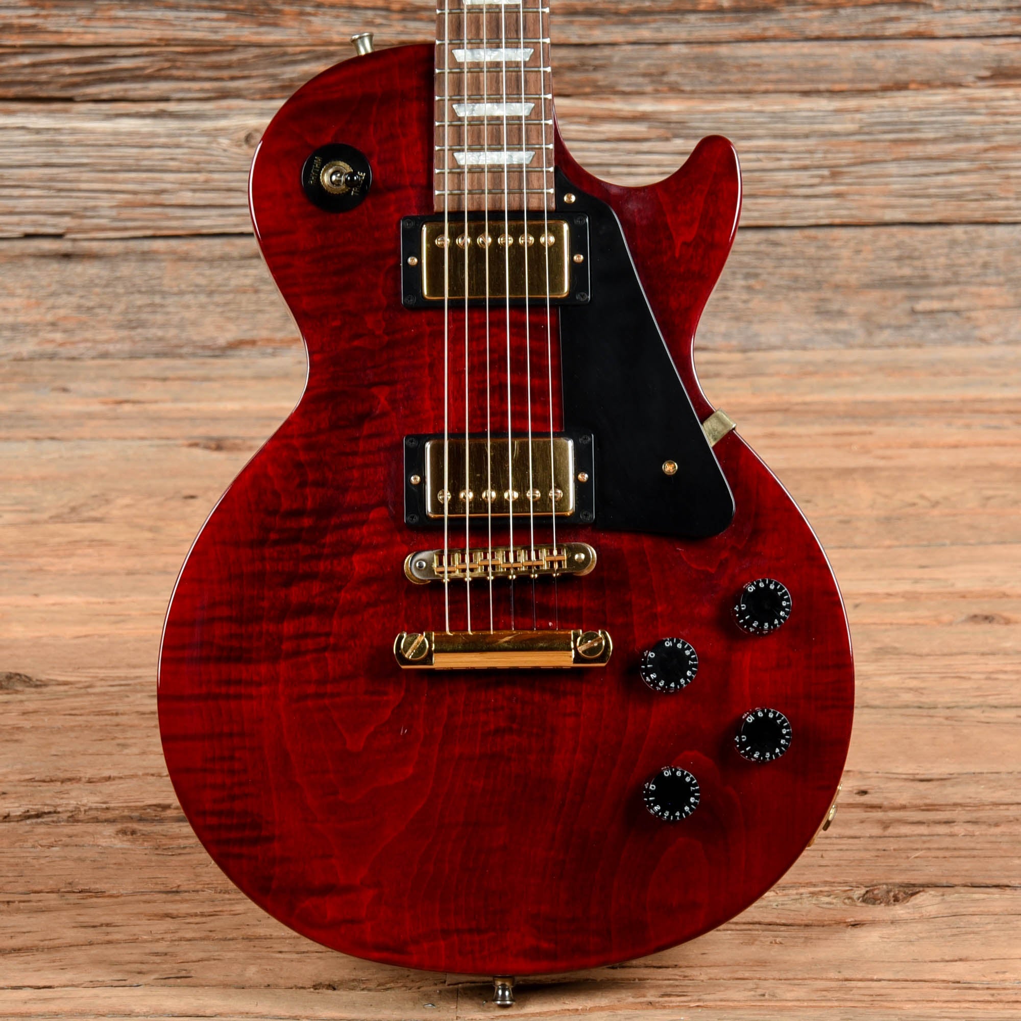 ギター Gibson Les Paul Studio Gibson Les Paul Studio Wine Red 2002 – Chicago Music Exchange