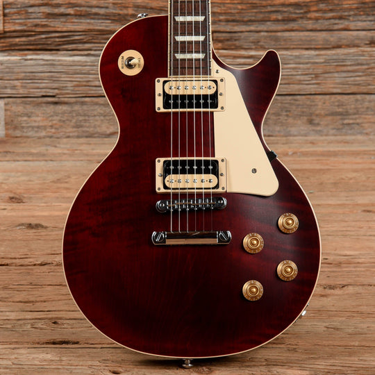 Gibson Les Paul Trad Pro V Satin Wine Red 2021 Electric Guitars / Solid Body