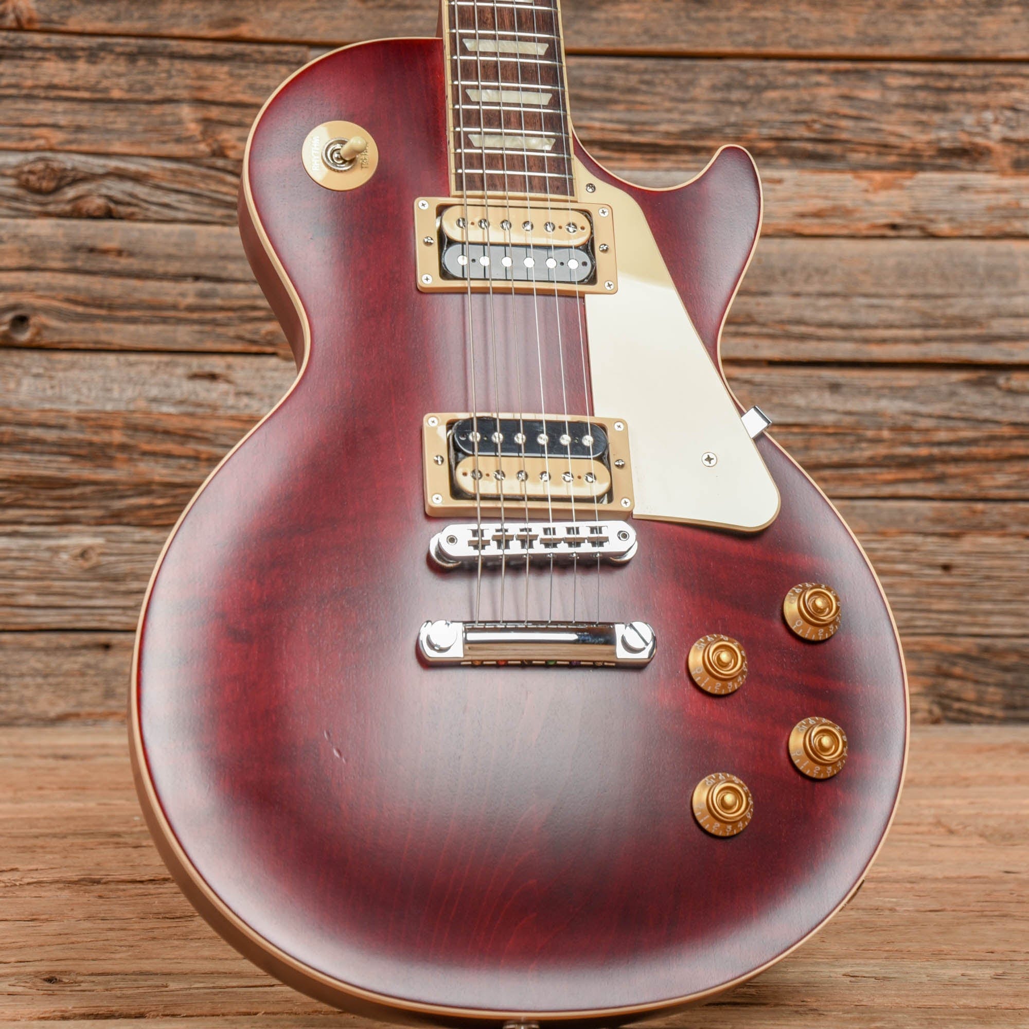 Gibson Les Paul Trad Pro V Satin Wine Red 2021 Electric Guitars / Solid Body