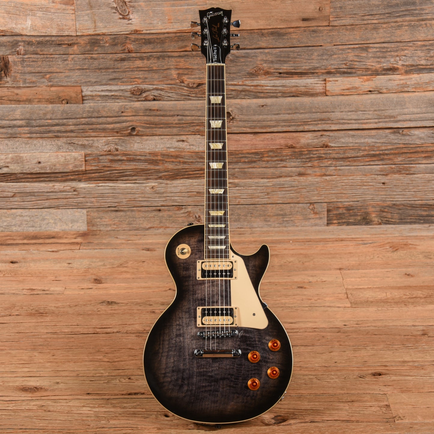 Gibson Les Paul Traditional Pro V Transparent Ebony 2022 Electric Guitars / Solid Body