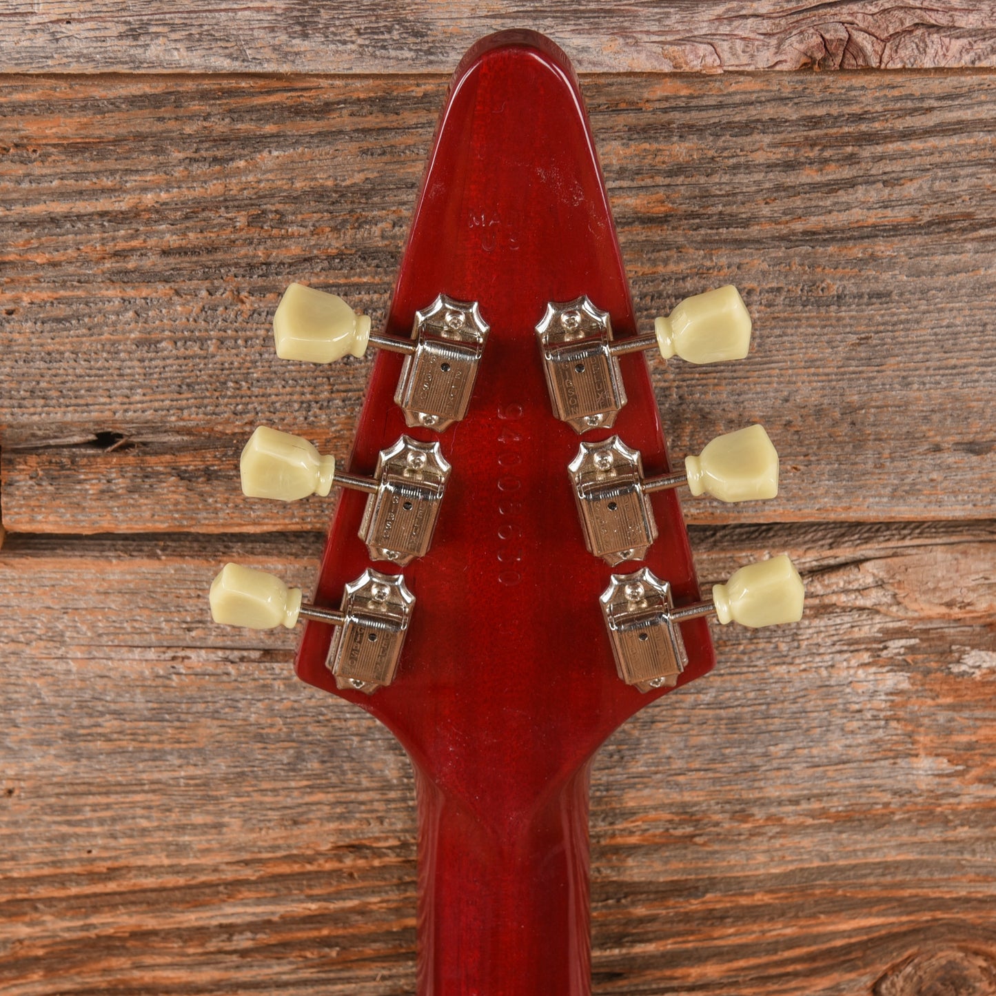 Gibson Lonnie Mack Flying V Cherry Electric Guitars / Solid Body