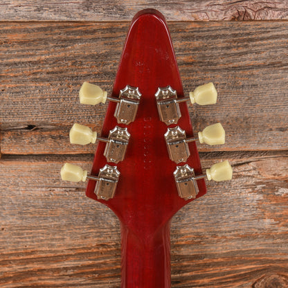 Gibson Lonnie Mack Flying V Cherry Electric Guitars / Solid Body