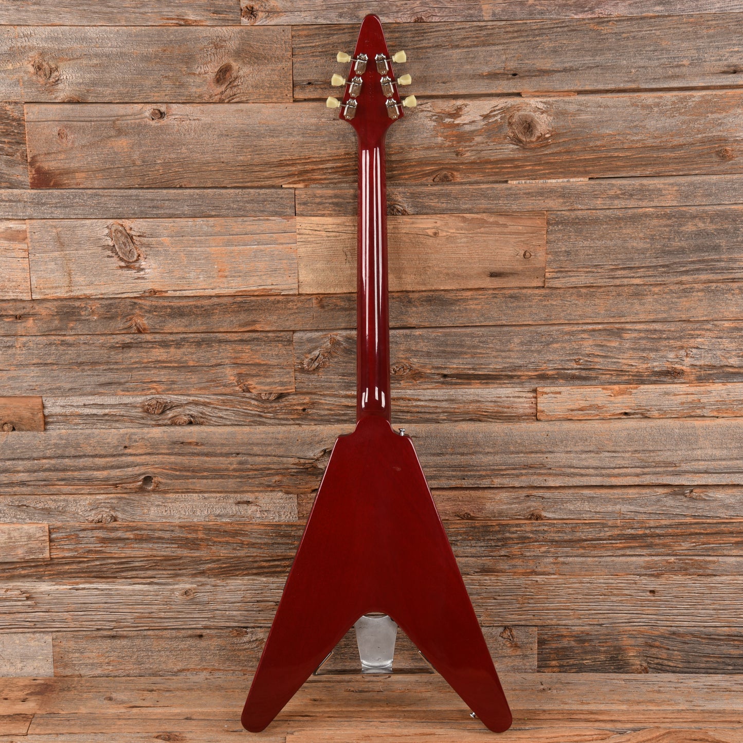 Gibson Lonnie Mack Flying V Cherry Electric Guitars / Solid Body