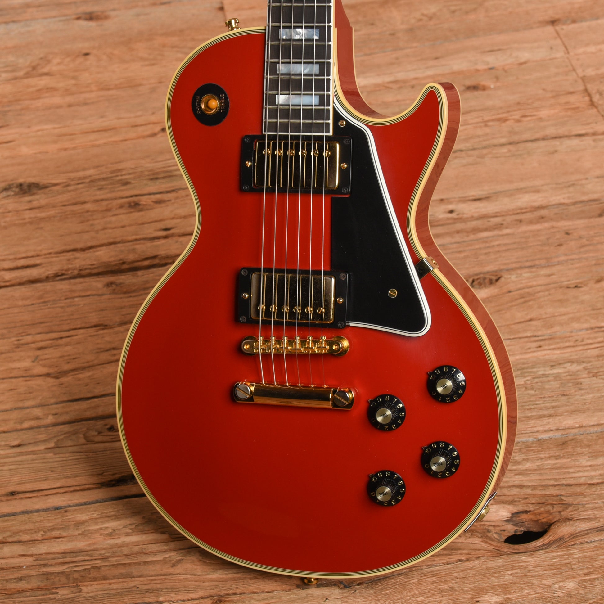 Gibson M2M Custom '57 Les Paul Custom Chambered VOS w/60 V2 Neck Heavy Antique Cardinal Red 2025 Electric Guitars / Solid Body